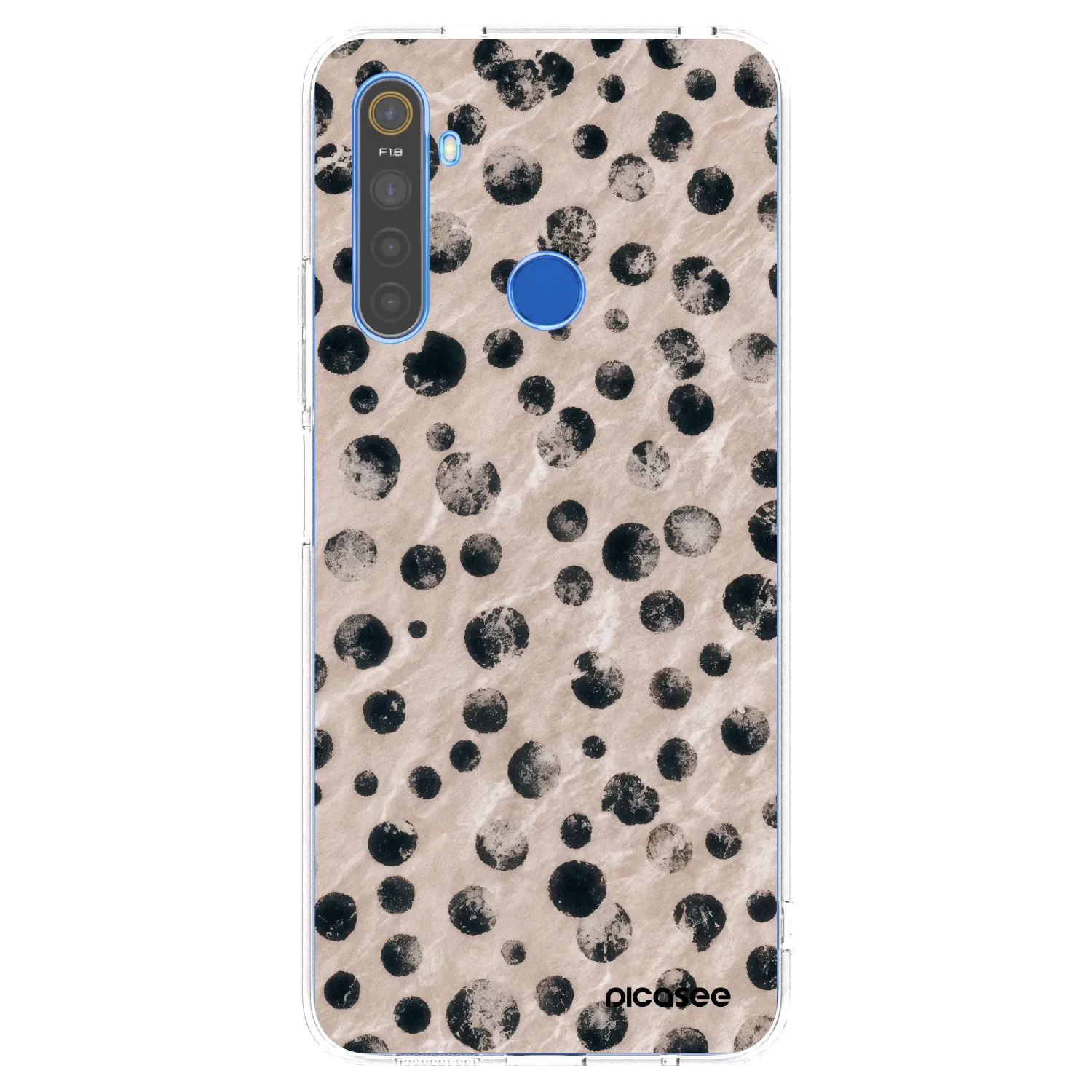 Picasee silikonski prozorni ovitek za Realme 5 - Inked