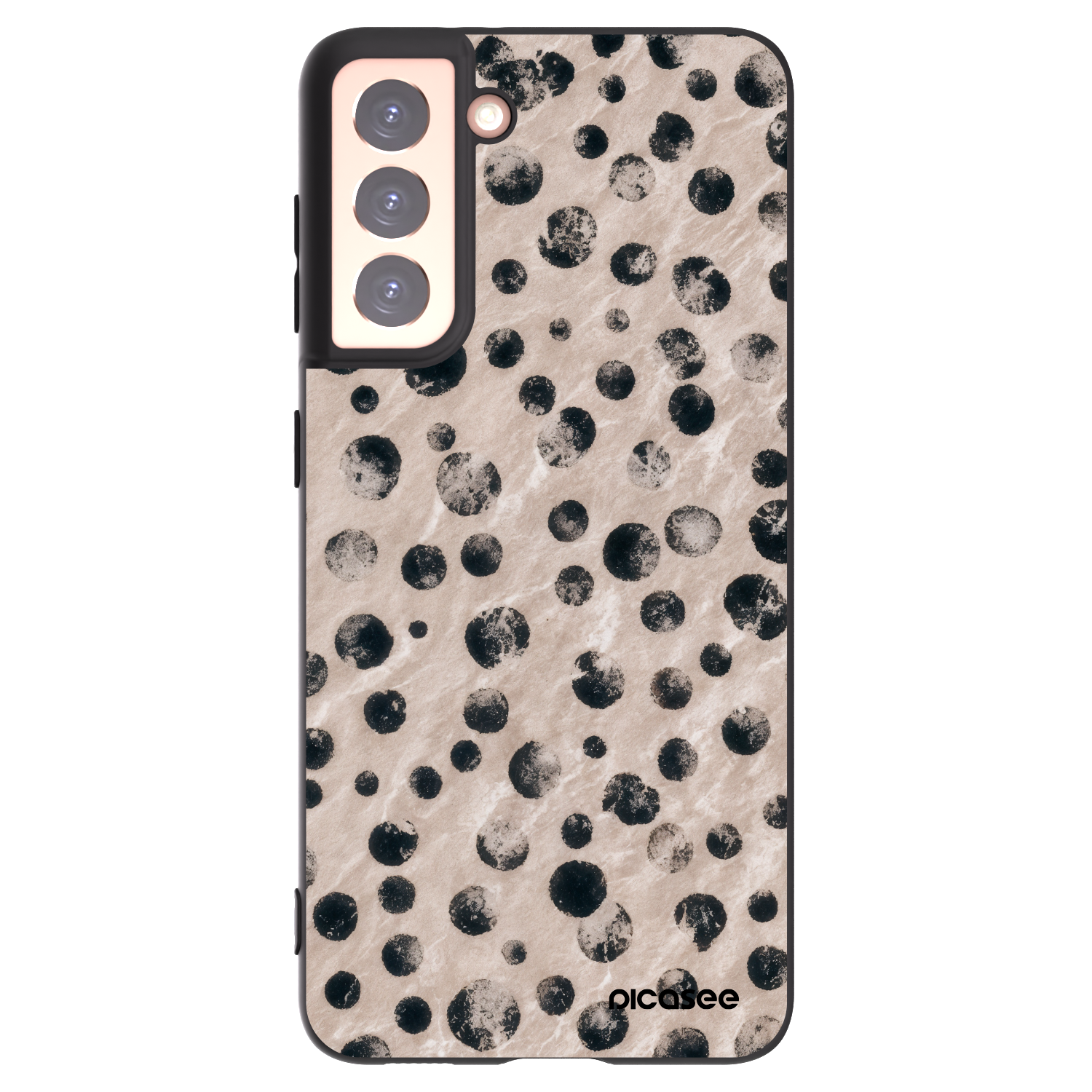 Picasee silikonski črni ovitek za Samsung Galaxy S21 5G G991B - Inked