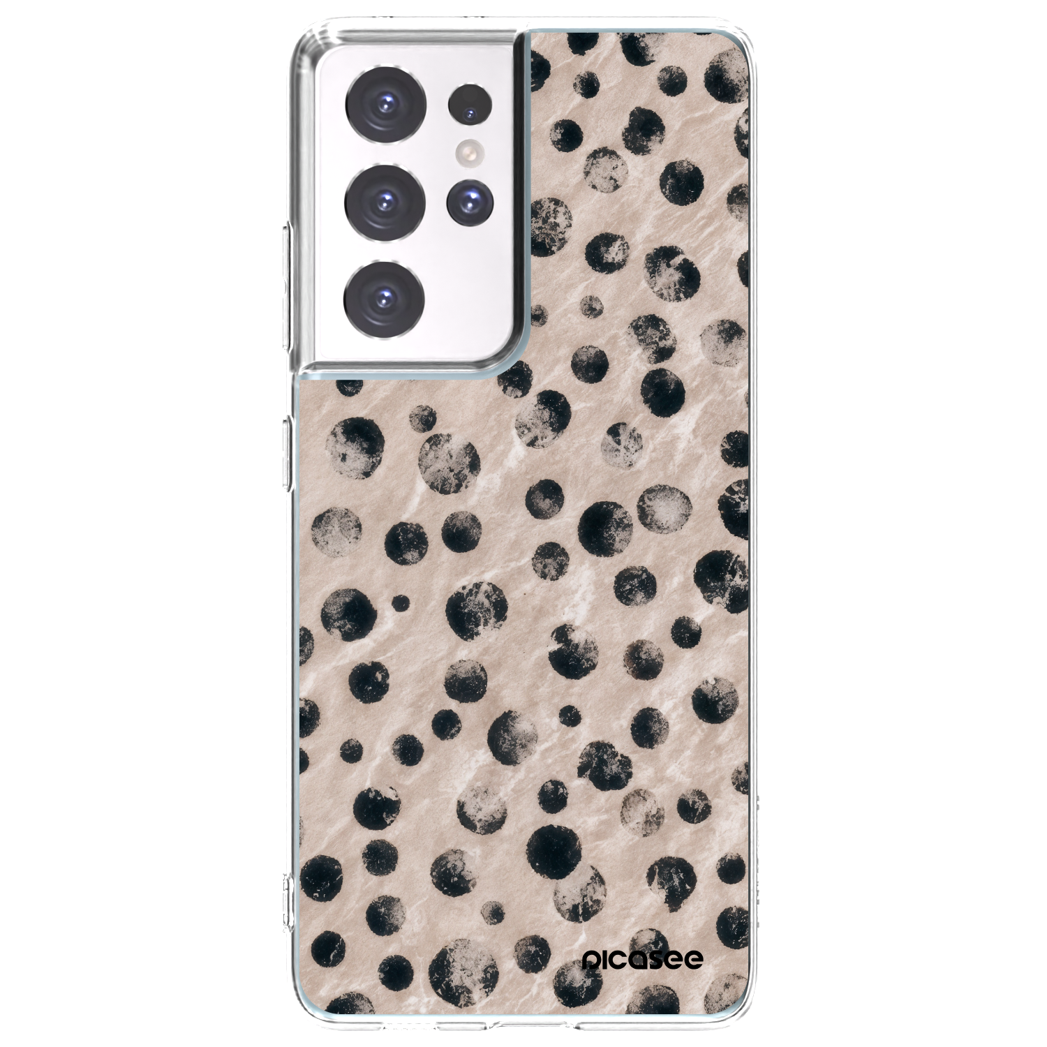 Picasee silikonski prozorni ovitek za Samsung Galaxy S21 Ultra 5G G998B - Inked