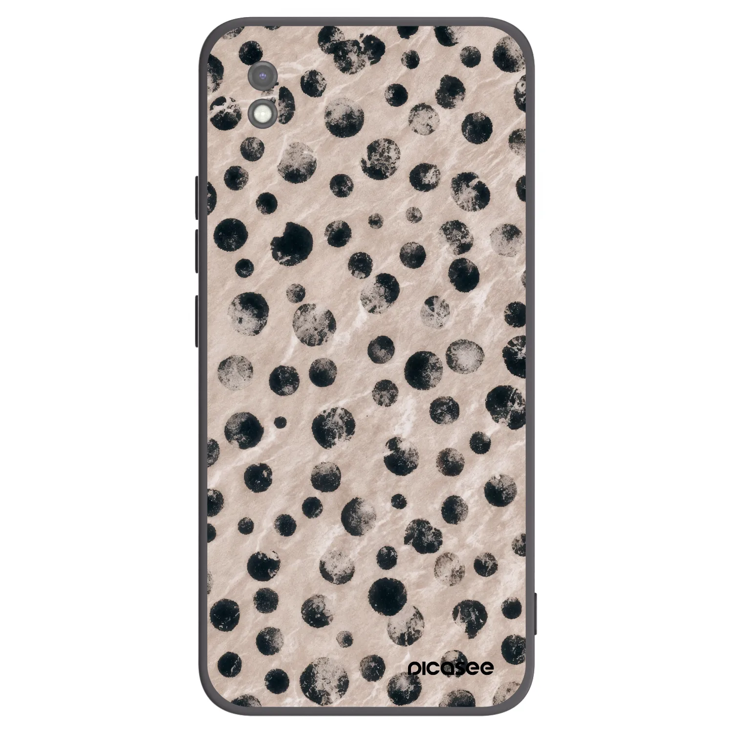 Picasee silikonski črni ovitek za Xiaomi Redmi 9AT - Inked
