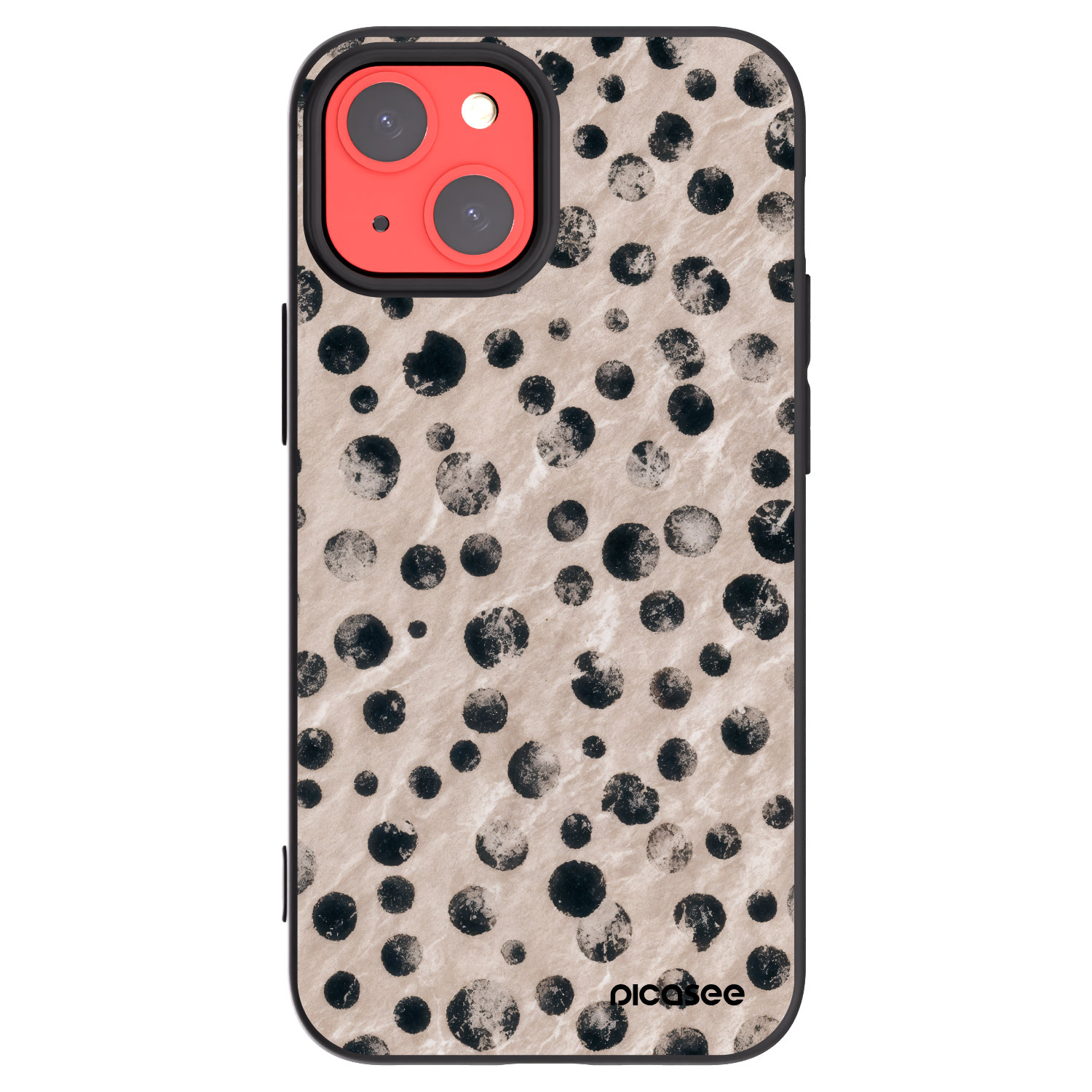 Picasee silikonski črni ovitek za Apple iPhone 13 mini - Inked