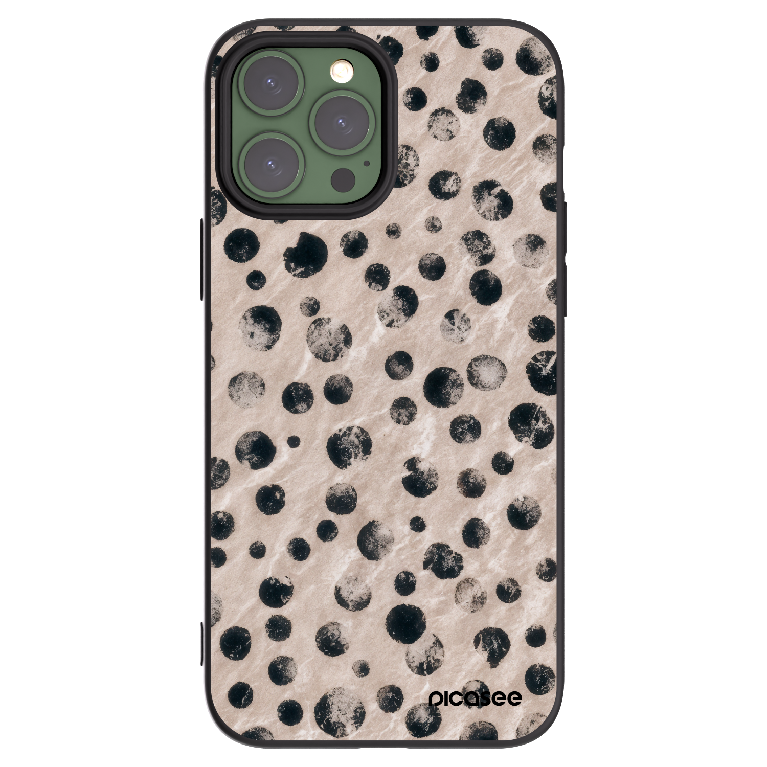 Picasee silikonski črni ovitek za Apple iPhone 13 Pro Max - Inked