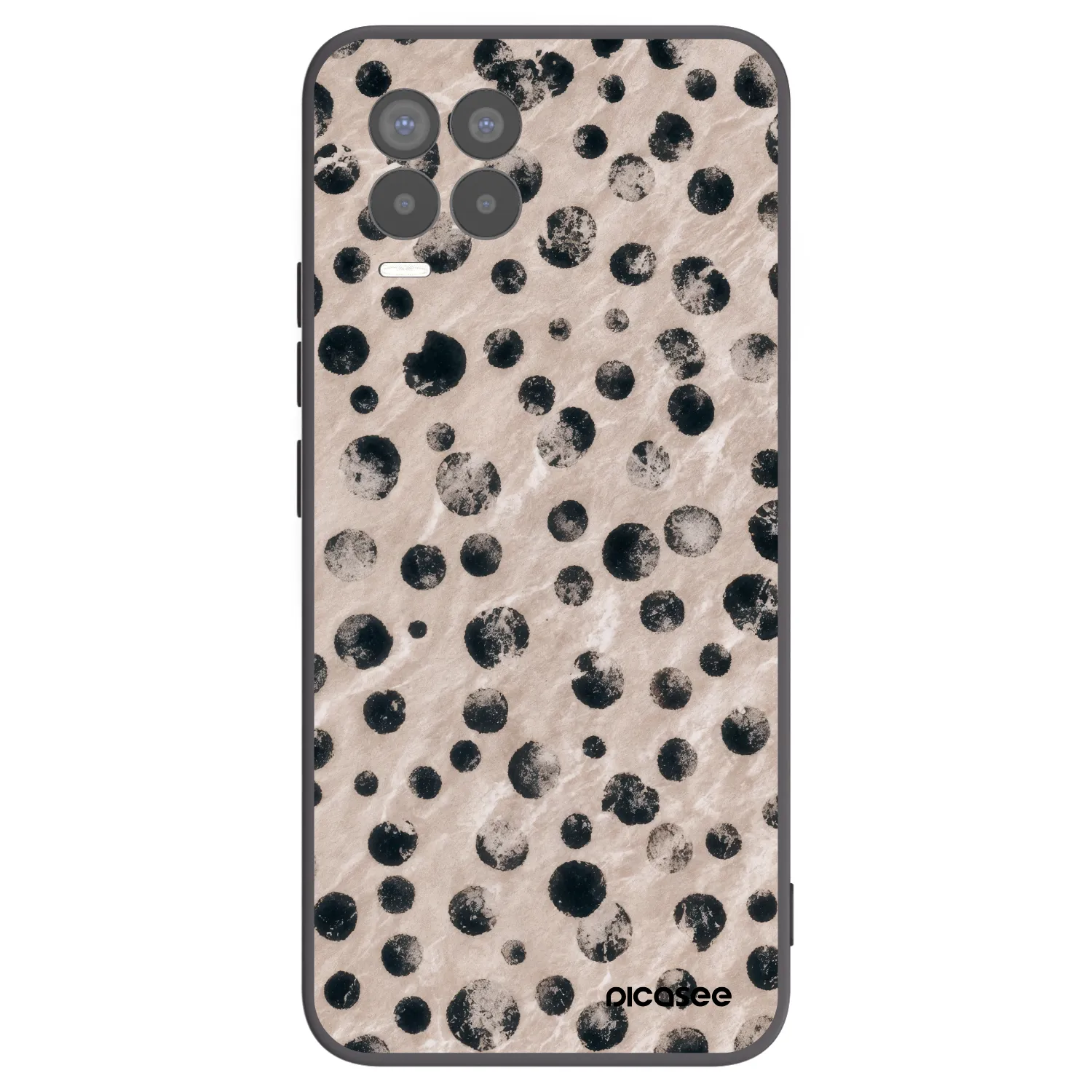 Picasee silikonski črni ovitek za Realme 8 Pro - Inked