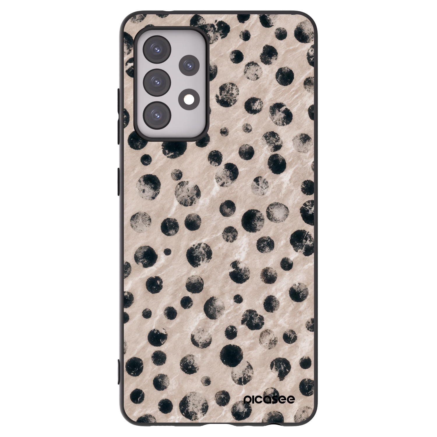 Picasee silikonski črni ovitek za Samsung Galaxy A52s 5G A528B - Inked