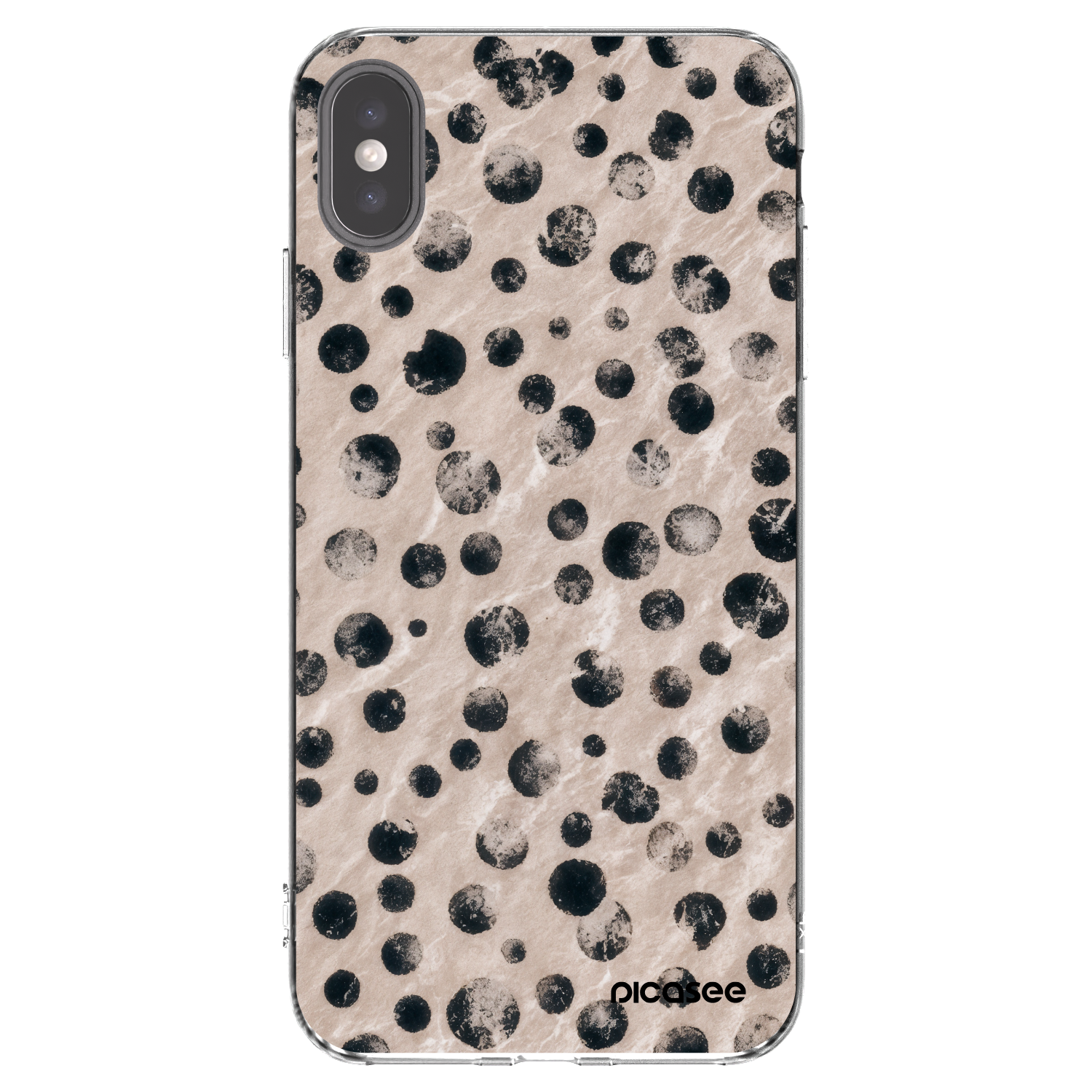 Picasee silikonski prozorni ovitek za Apple iPhone XS Max - Inked