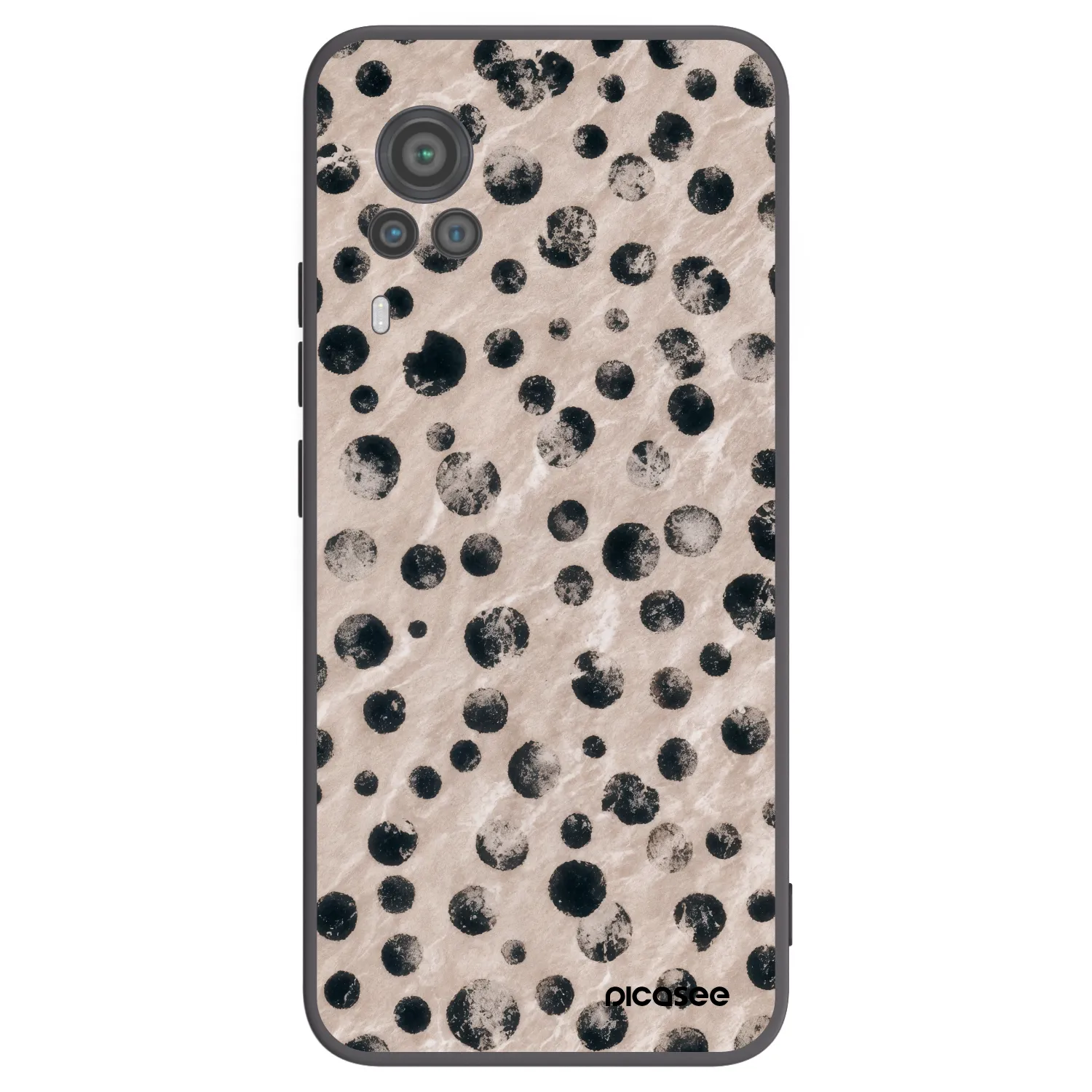 Picasee silikonski črni ovitek za Vivo X60 Pro 5G - Inked