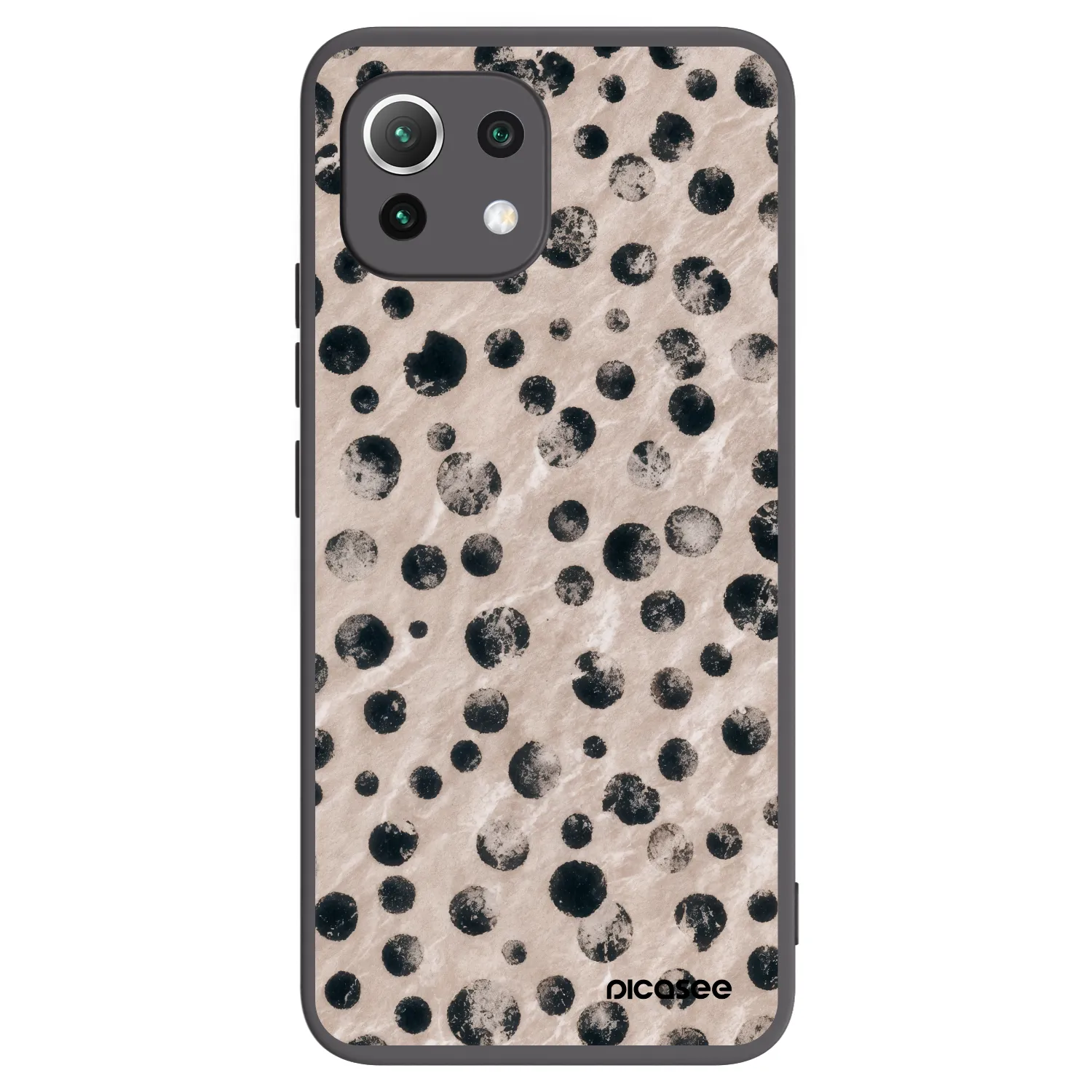 Picasee silikonski črni ovitek za Xiaomi 11 Lite 5G NE - Inked