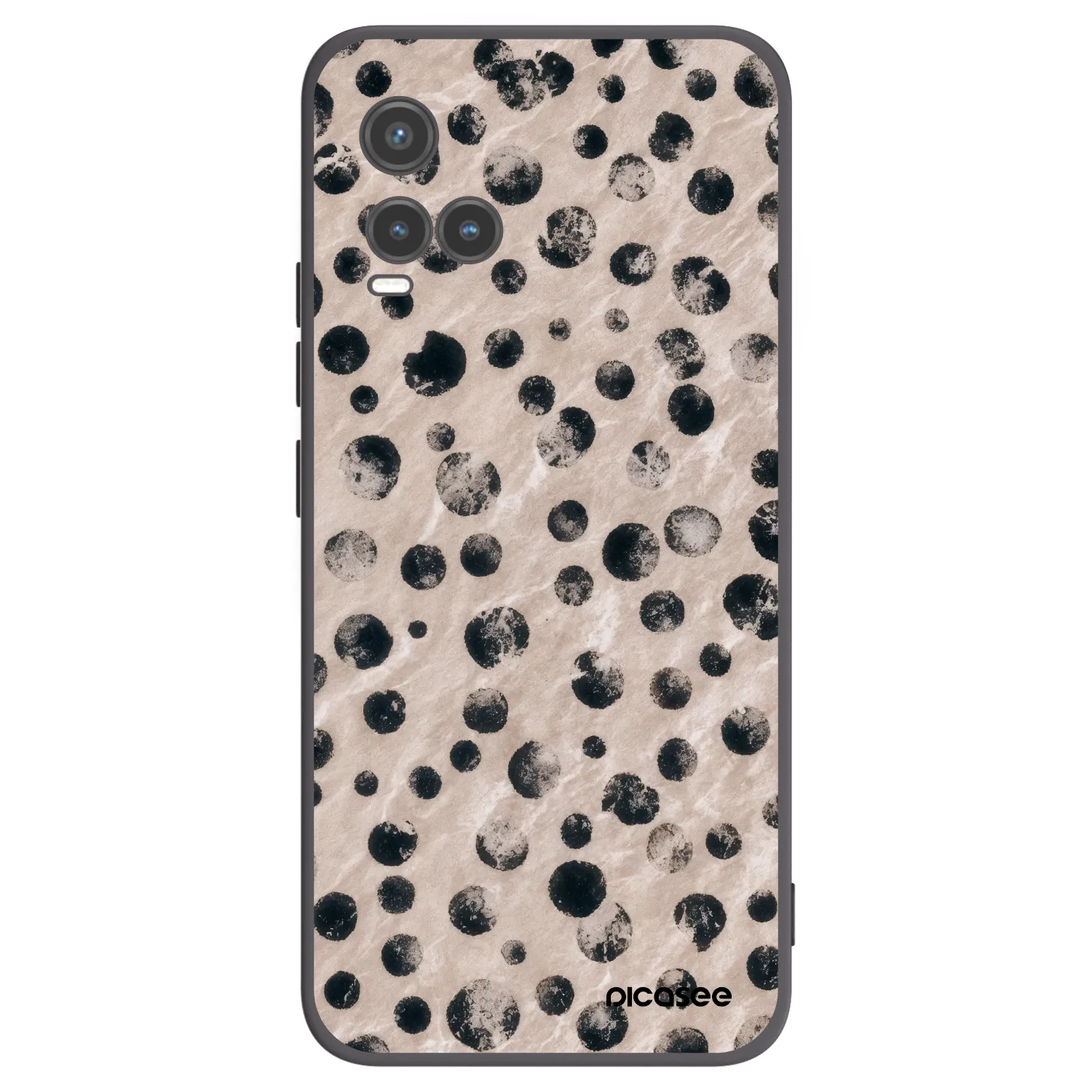 Picasee silikonski črni ovitek za Vivo Y33s - Inked