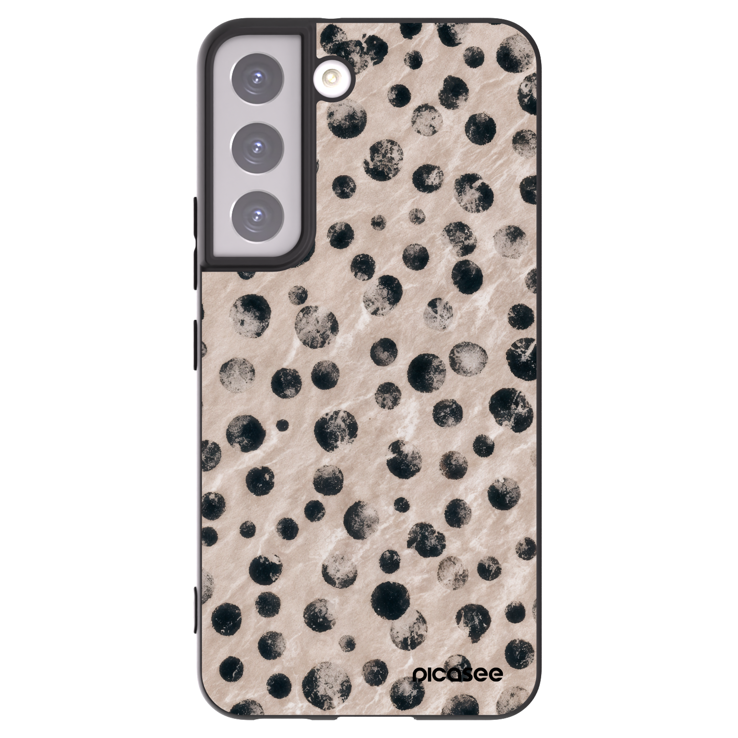 Picasee silikonski črni ovitek za Samsung Galaxy S22 5G - Inked