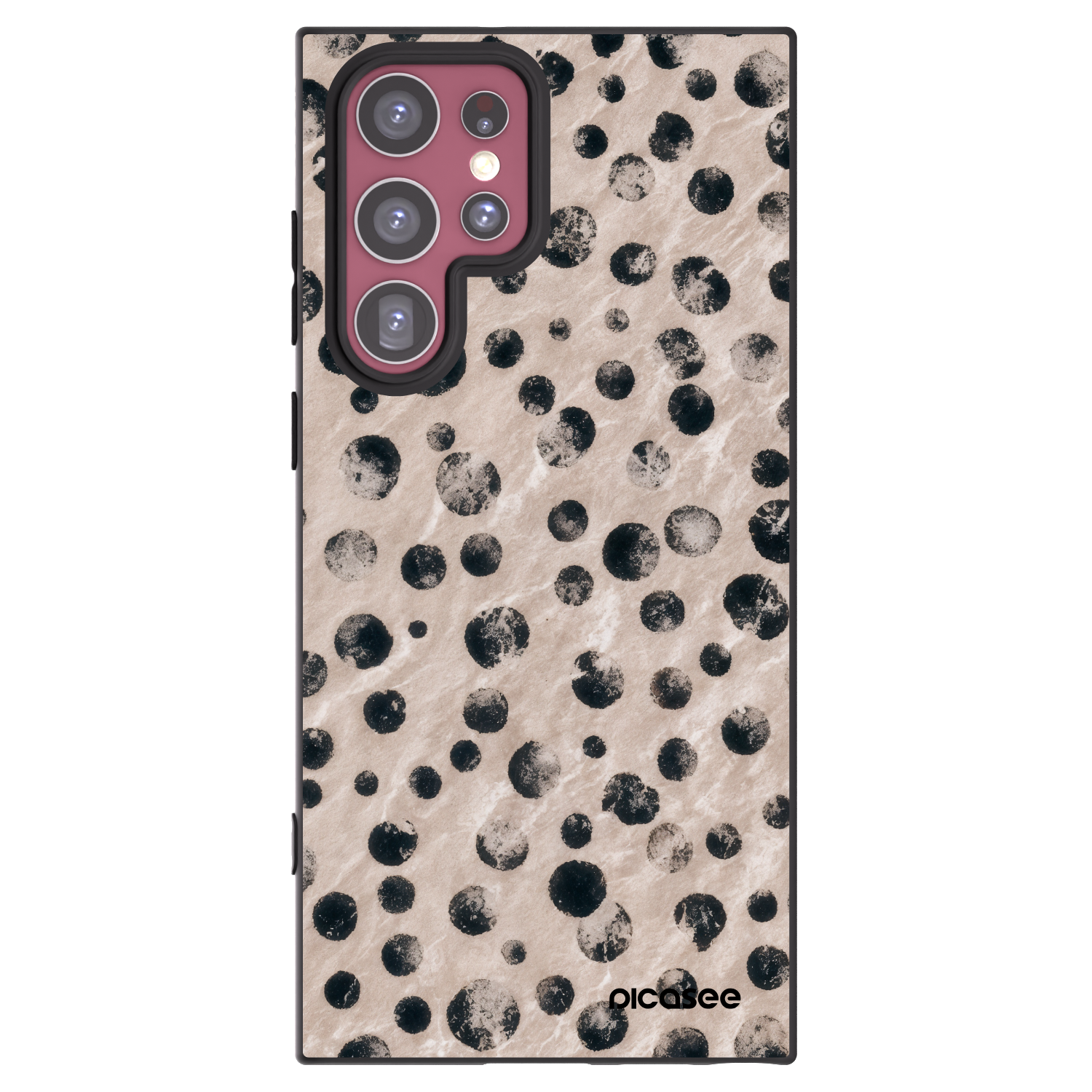 Picasee silikonski črni ovitek za Samsung Galaxy S22 Ultra 5G - Inked