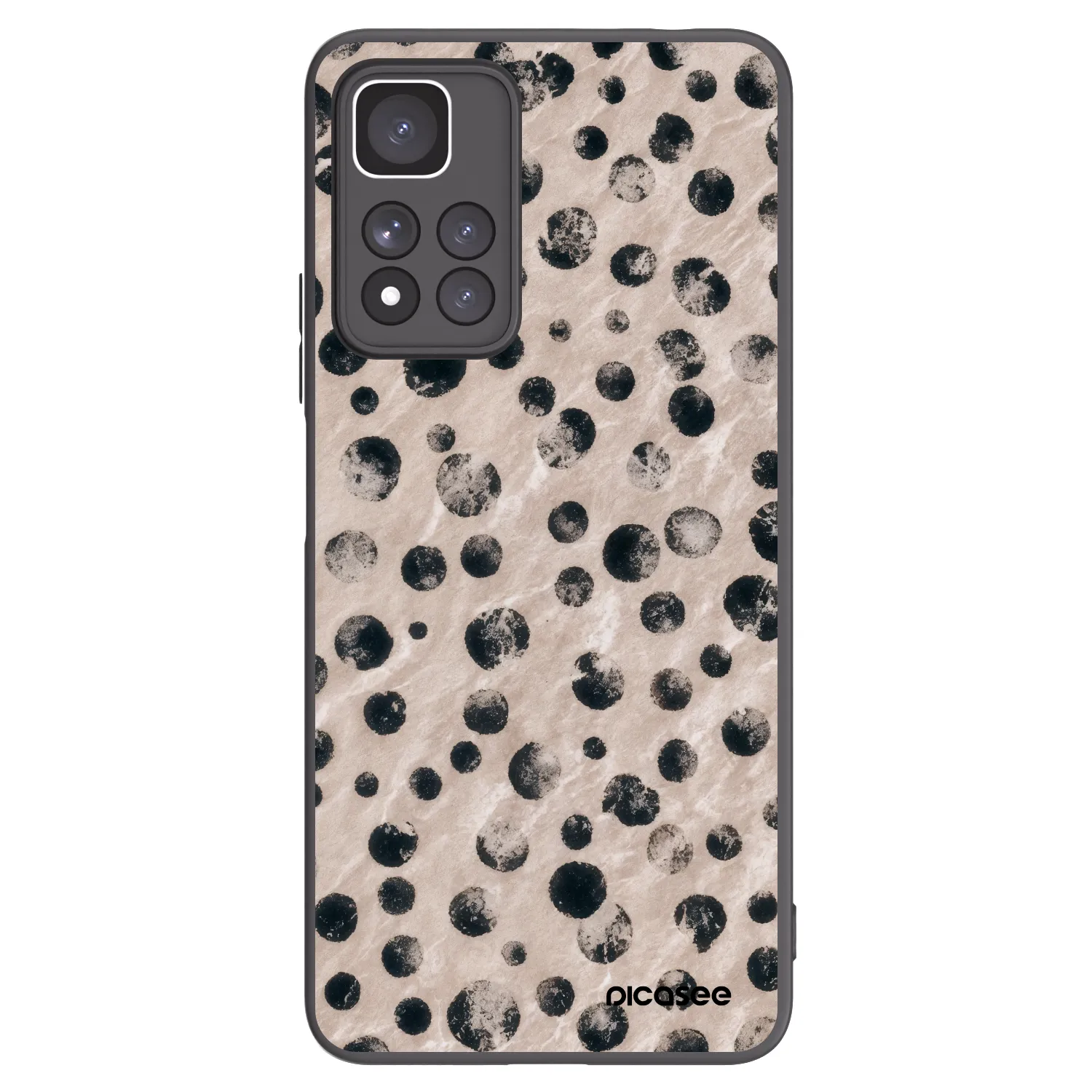 Picasee silikonski črni ovitek za Xiaomi Redmi Note 11 Pro+ 5G - Inked