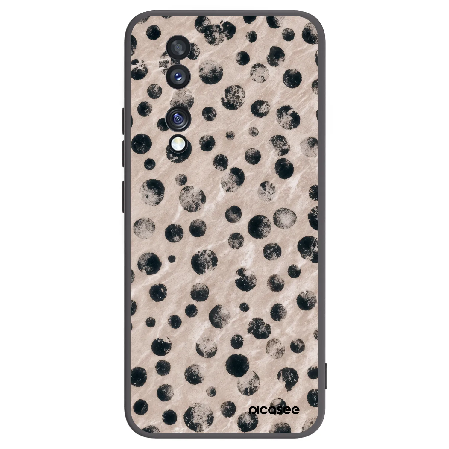 Picasee silikonski črni ovitek za Honor 70 - Inked