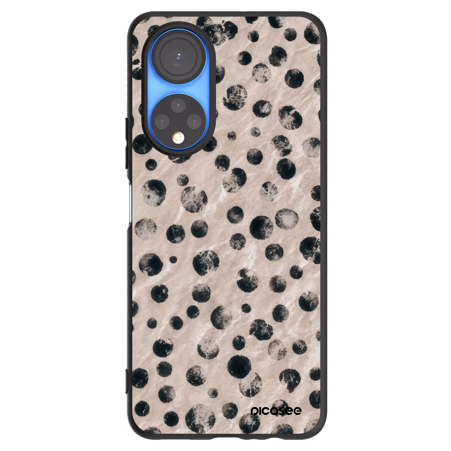 Picasee silikonski črni ovitek za Honor X7 - Inked