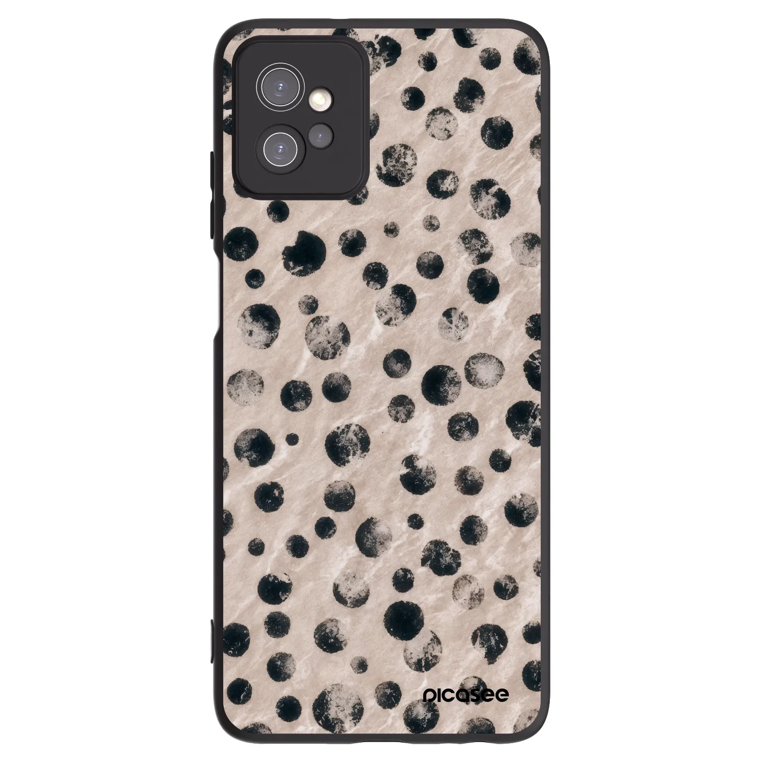 Picasee silikonski črni ovitek za Motorola Moto G32 - Inked