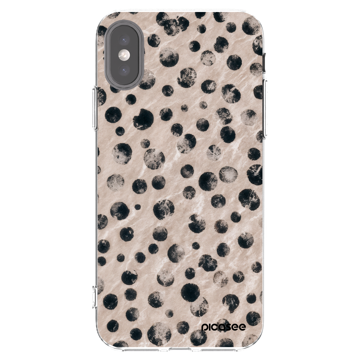 Picasee silikonski prozorni ovitek za Apple iPhone X/XS - Inked