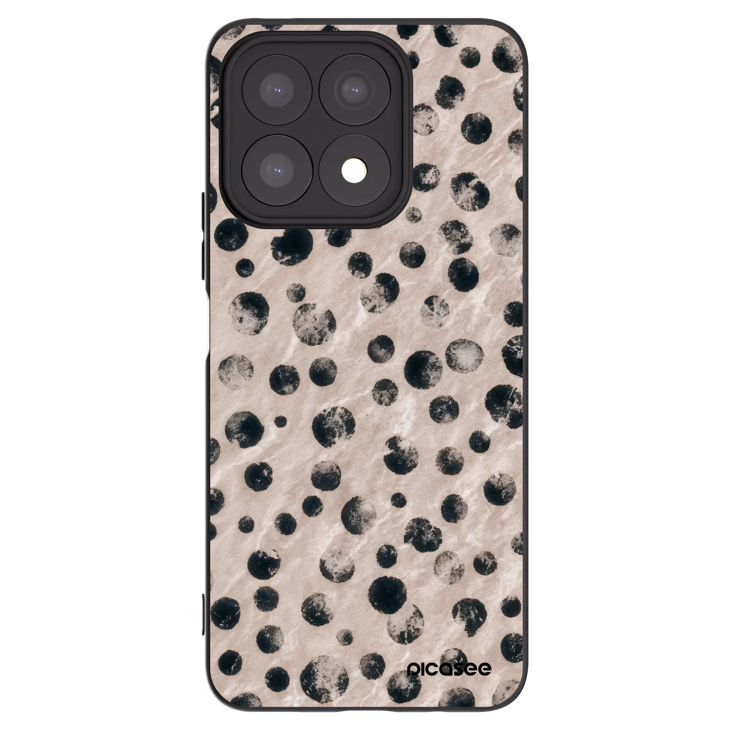 Picasee silikonski črni ovitek za Honor X8a - Inked