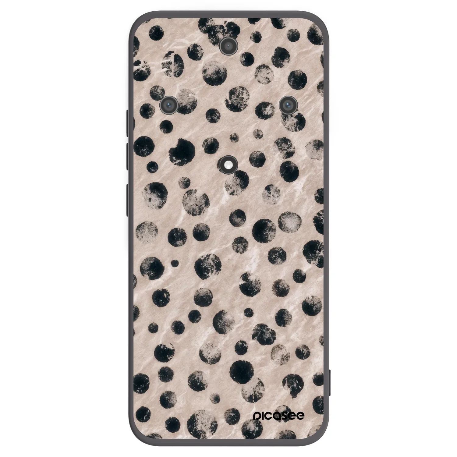 Picasee silikonski črni ovitek za Honor Magic5 Lite 5G - Inked