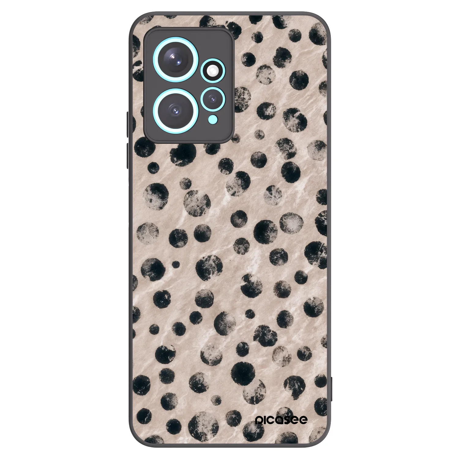 Picasee silikonski črni ovitek za Xiaomi Redmi Note 12 4G - Inked