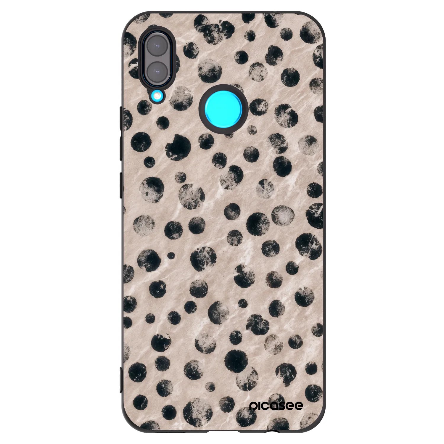 Picasee silikonski črni ovitek za Huawei Nova 3 - Inked