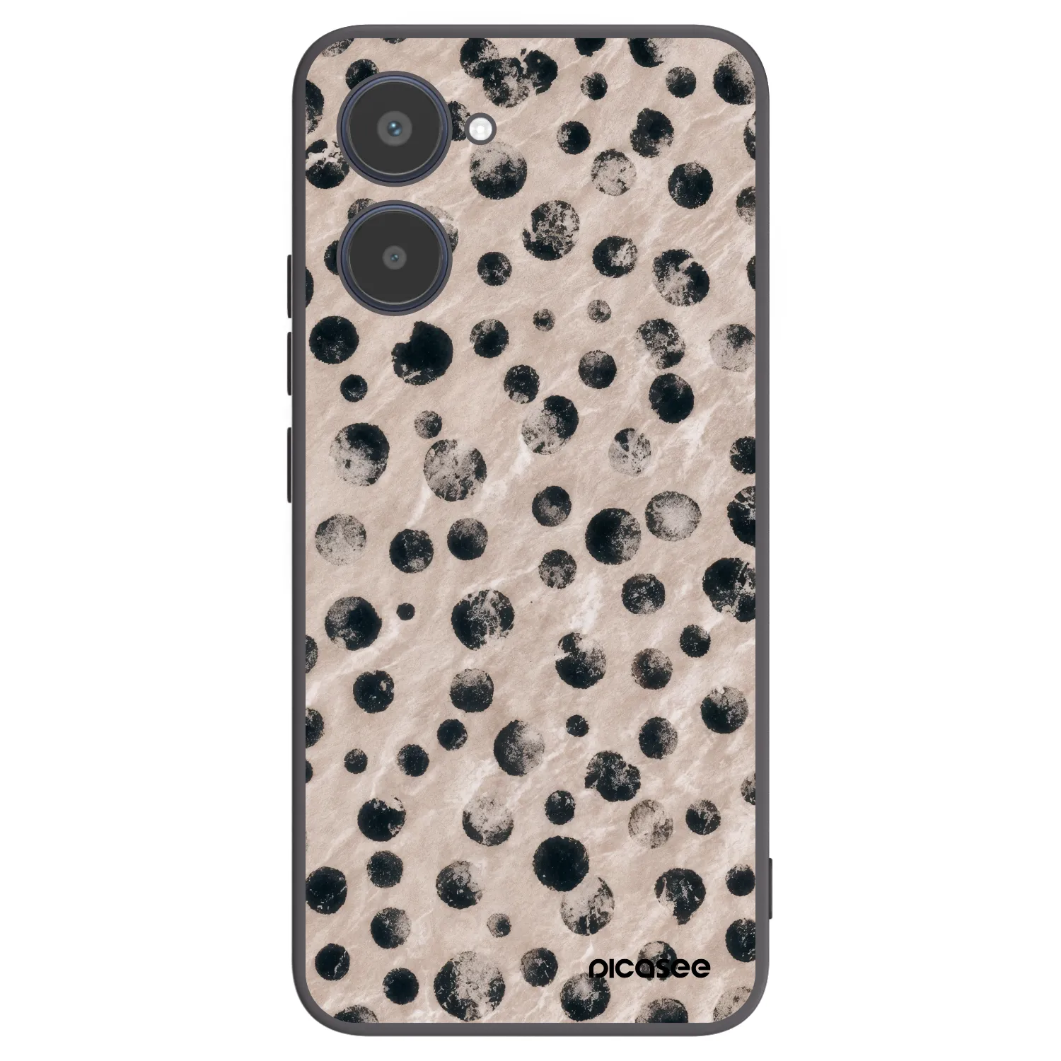 Picasee silikonski črni ovitek za Realme 10 4G - Inked