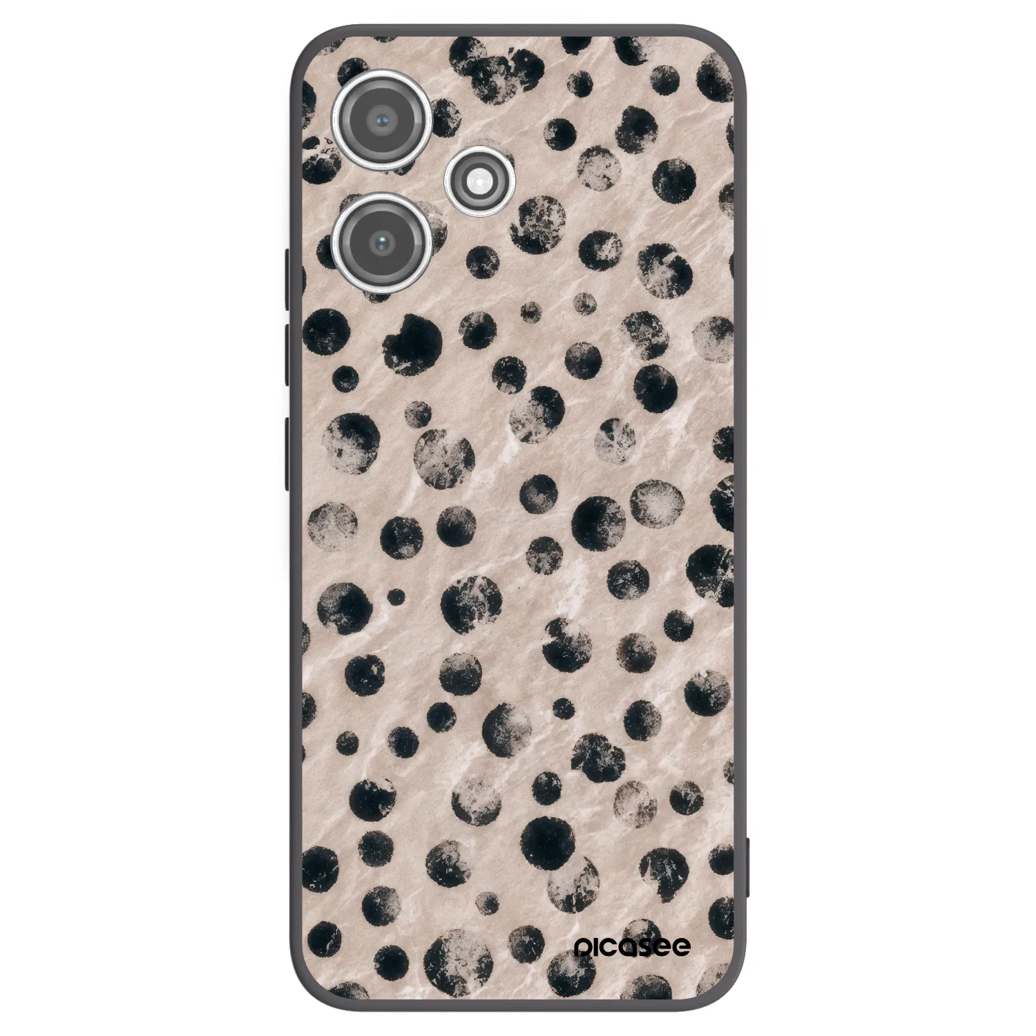 Picasee silikonski črni ovitek za Xiaomi Redmi 12 5G - Inked