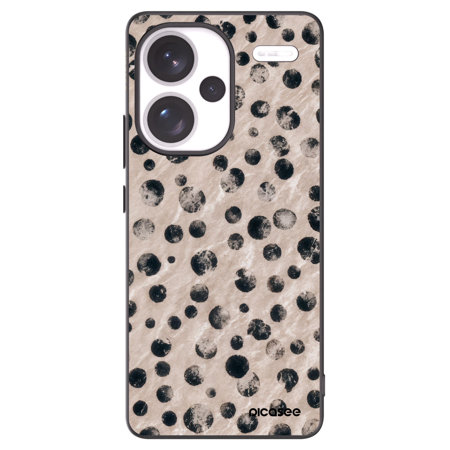 Picasee silikonski črni ovitek za Xiaomi Redmi Note 13 Pro+ 5G - Inked