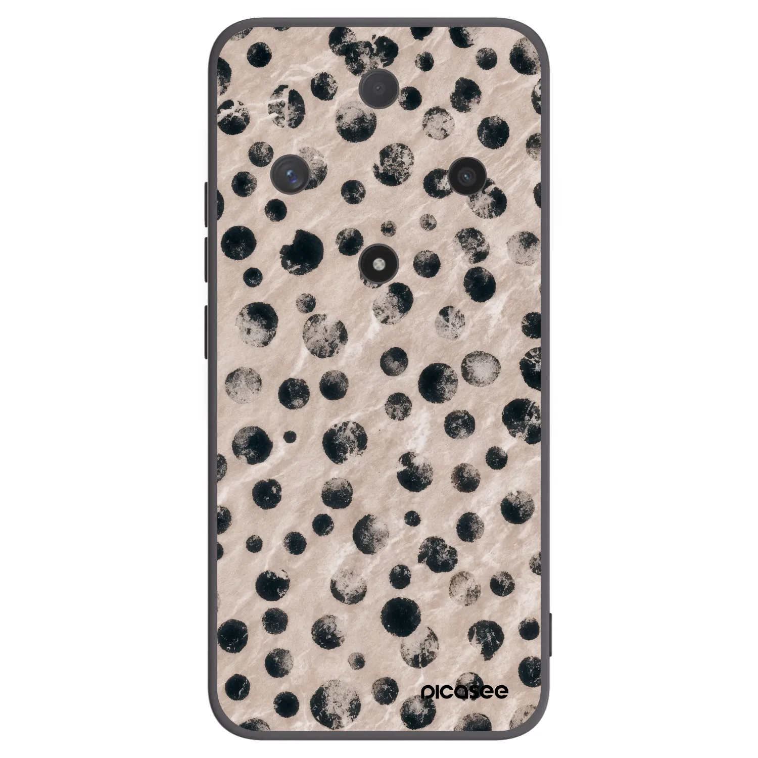 Picasee silikonski črni ovitek za Honor Magic6 Lite 5G - Inked