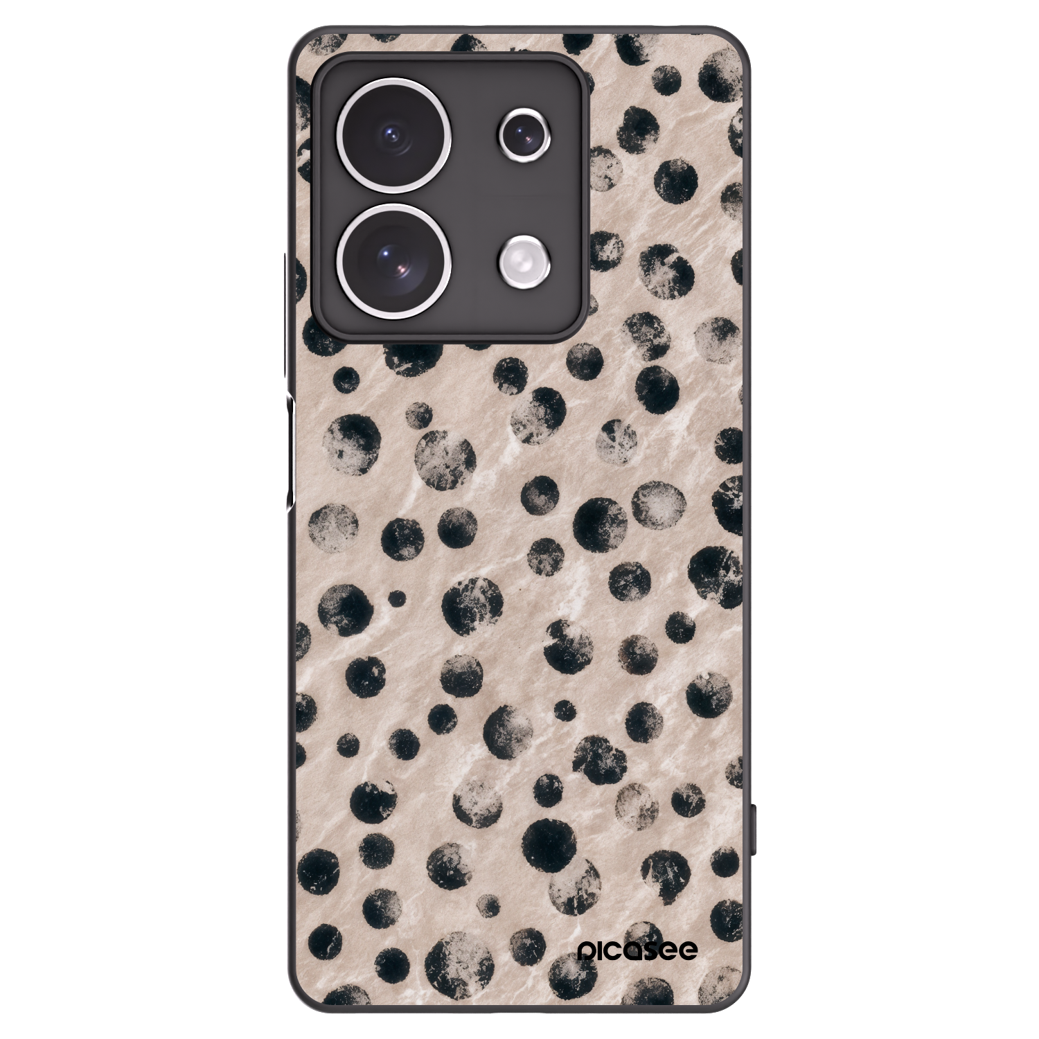 Picasee silikonski črni ovitek za Xiaomi Redmi Note 13 4G - Inked