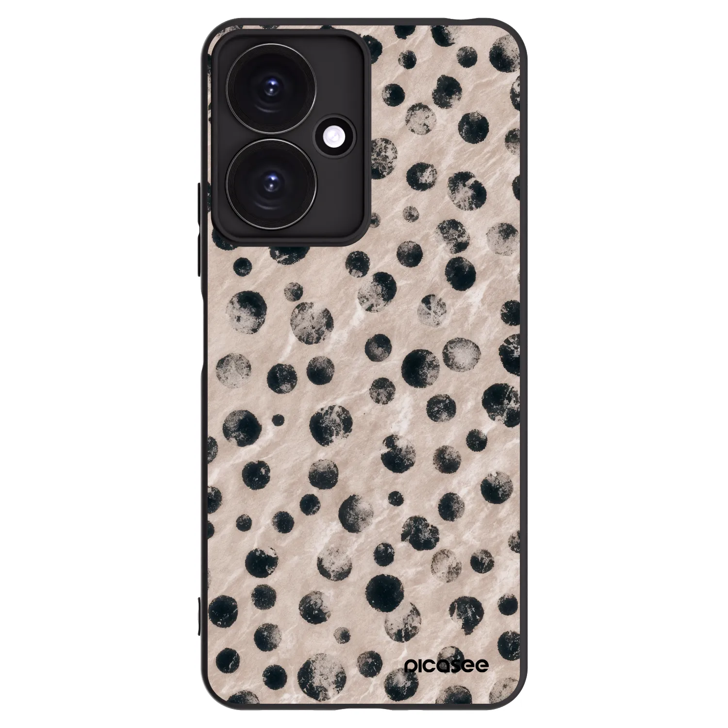 Picasee silikonski črni ovitek za Xiaomi Redmi 13C 5G - Inked