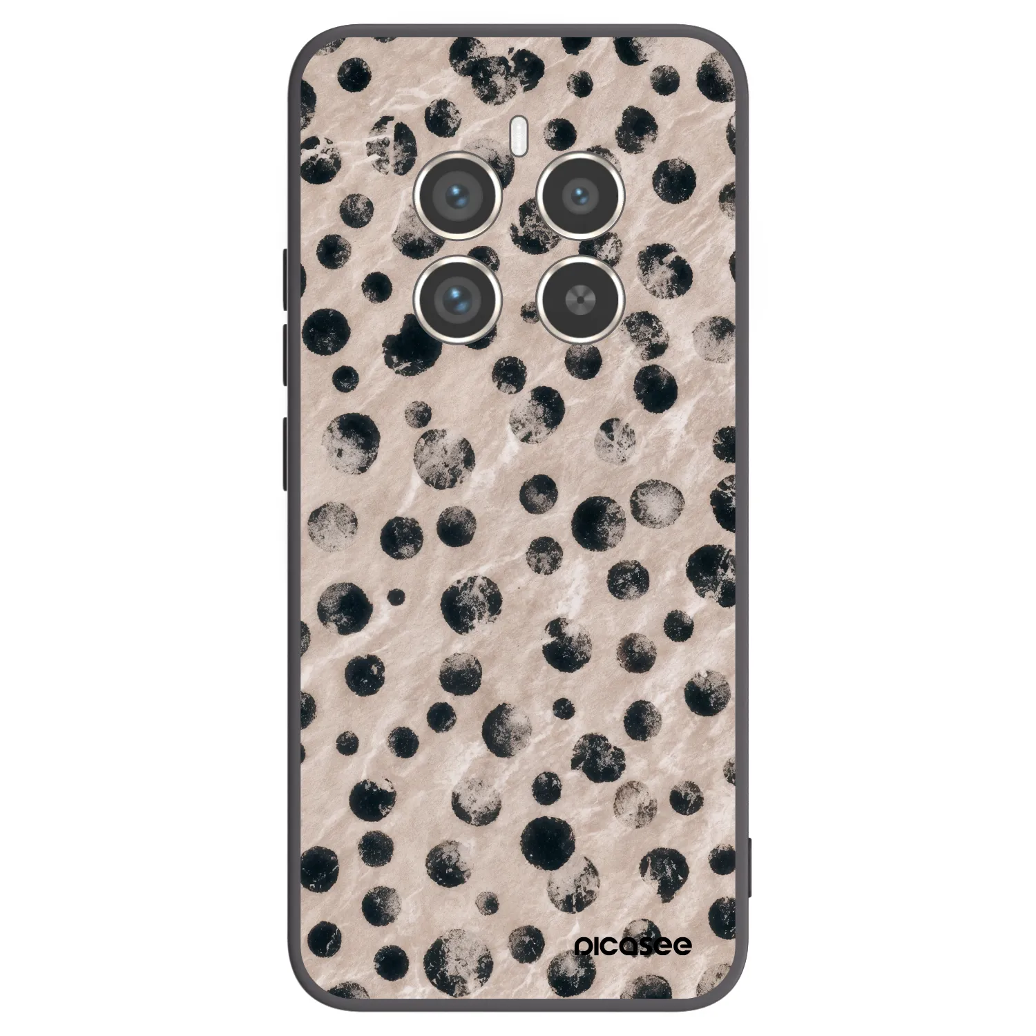 Picasee silikonski črni ovitek za Realme 12 Pro 5G - Inked