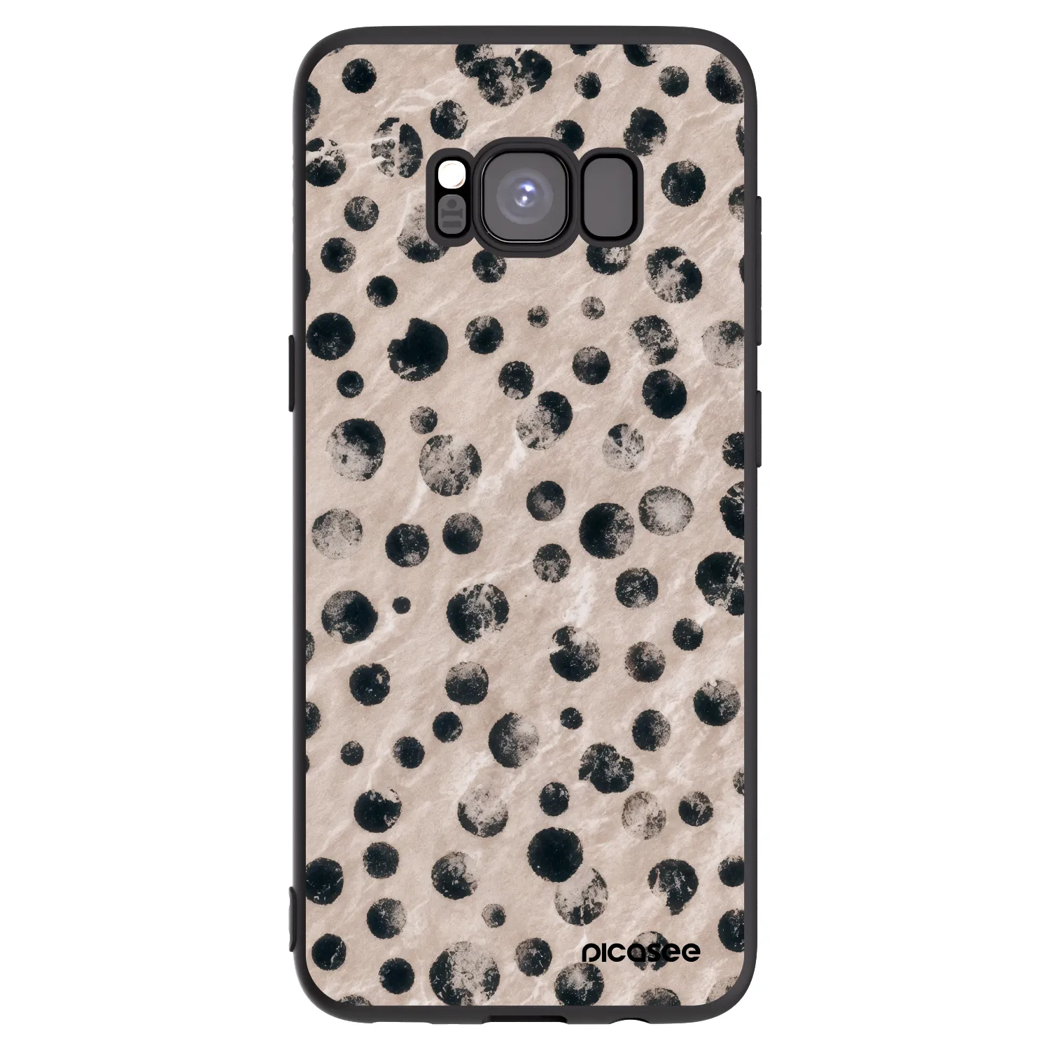 Picasee silikonski črni ovitek za Samsung Galaxy S8 G950F - Inked