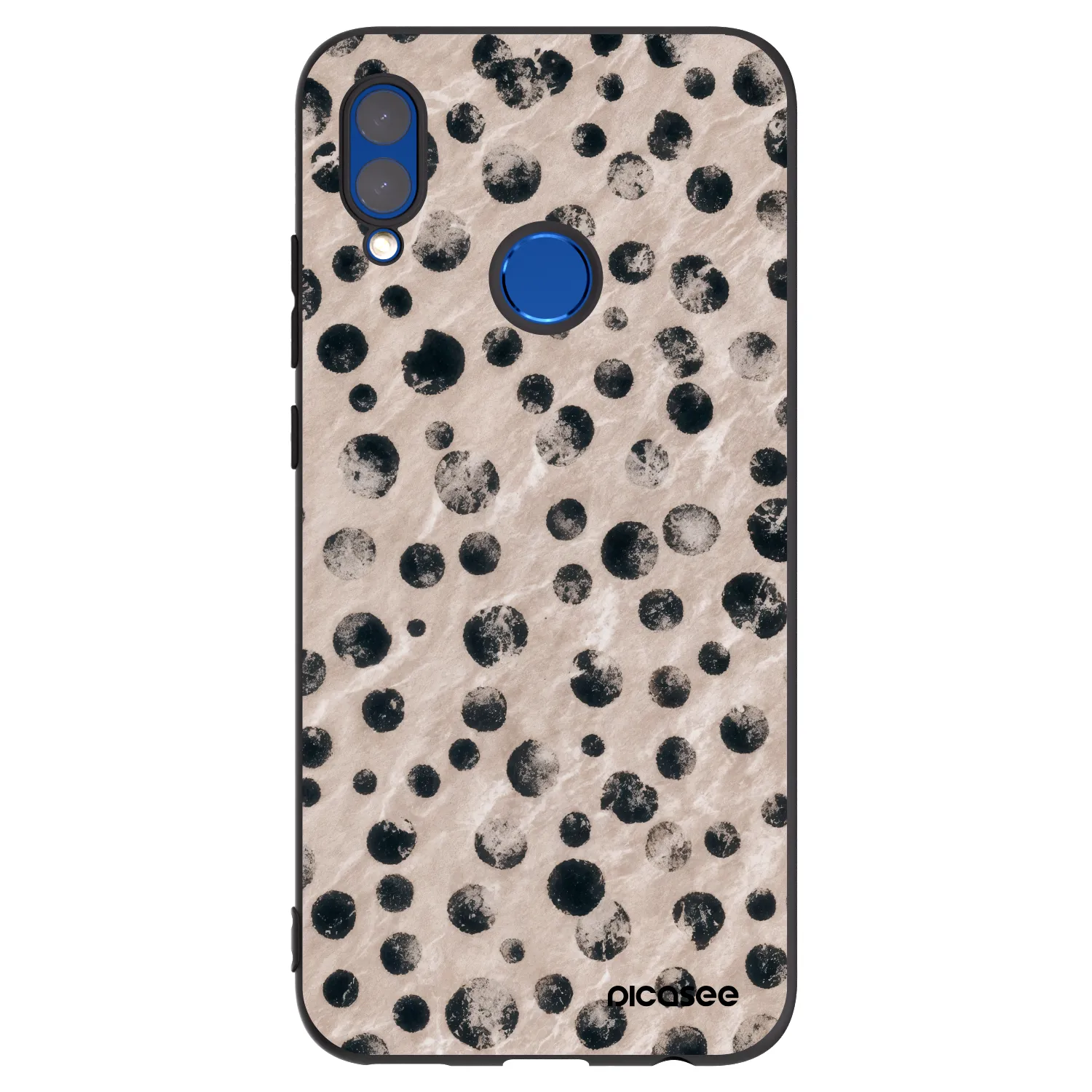 Picasee silikonski črni ovitek za Honor 10 Lite - Inked