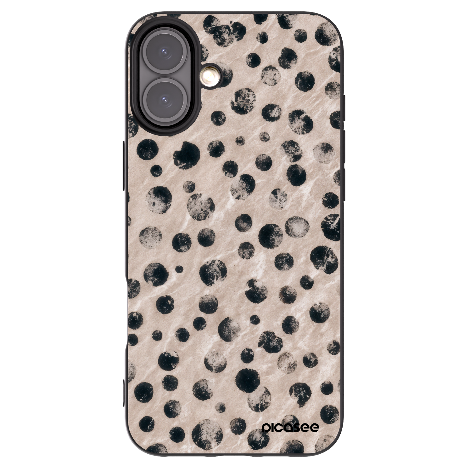 Picasee silikonski črni ovitek za Apple iPhone 16 Plus - Inked