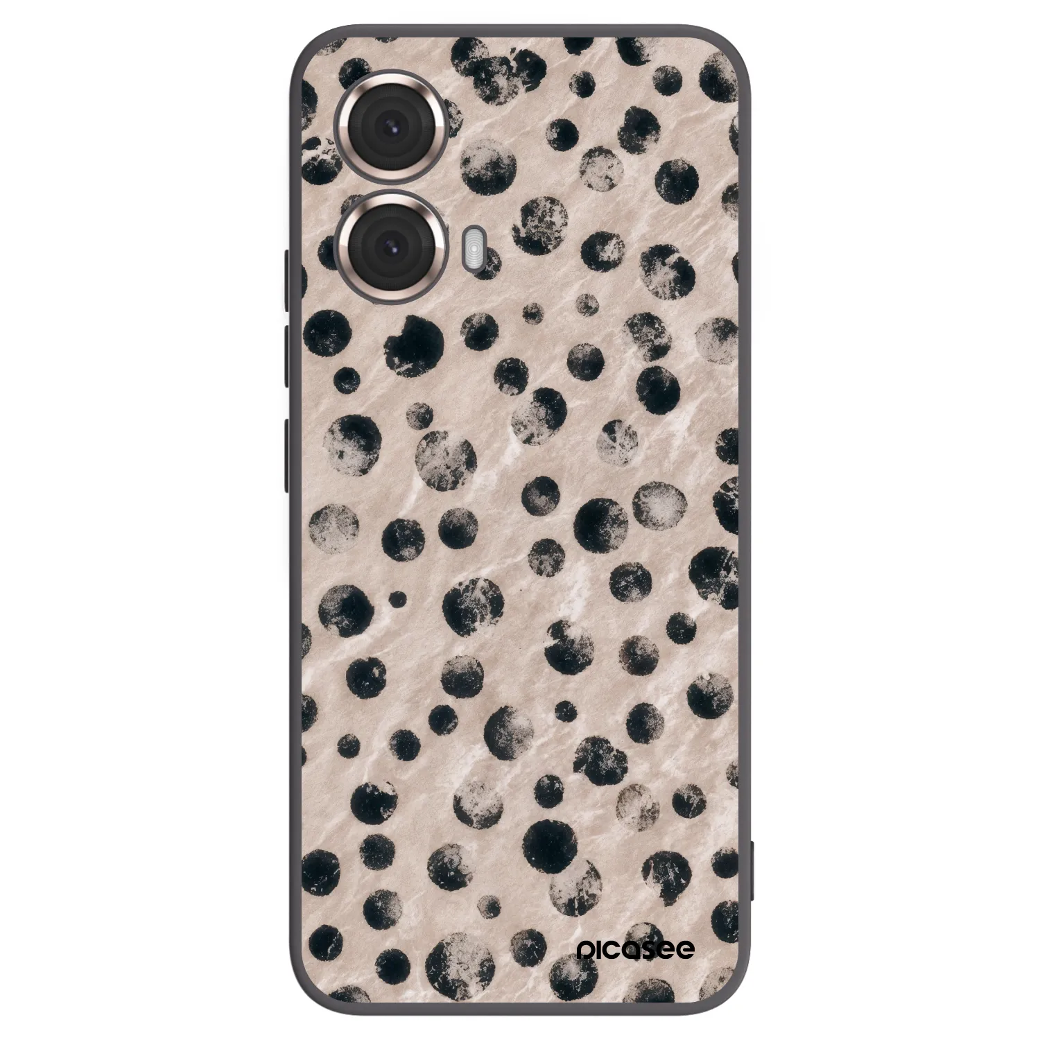 Picasee silikonski črni ovitek za Motorola Moto G85 - Inked