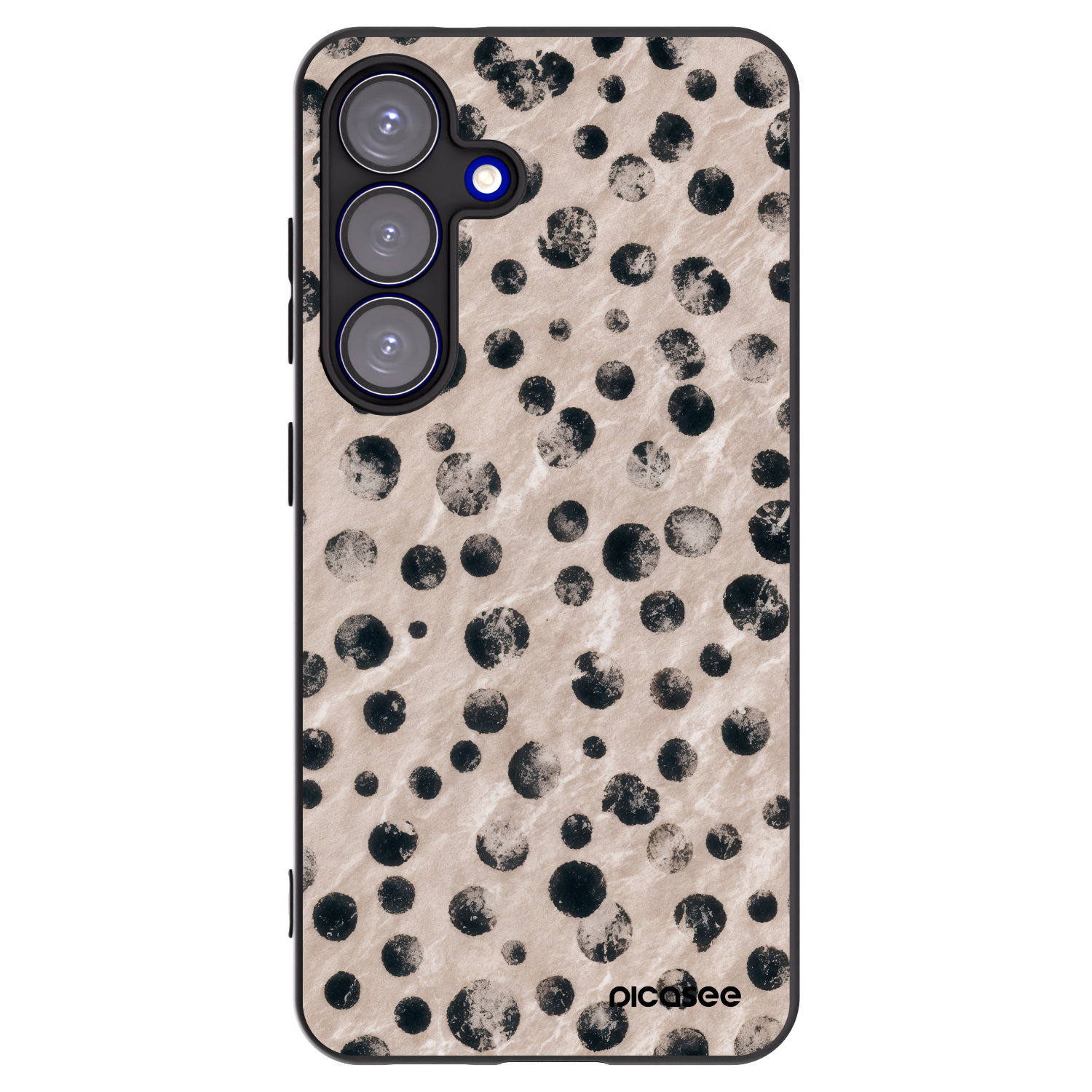 Picasee silikonski črni ovitek za Samsung Galaxy S25 5G - Inked