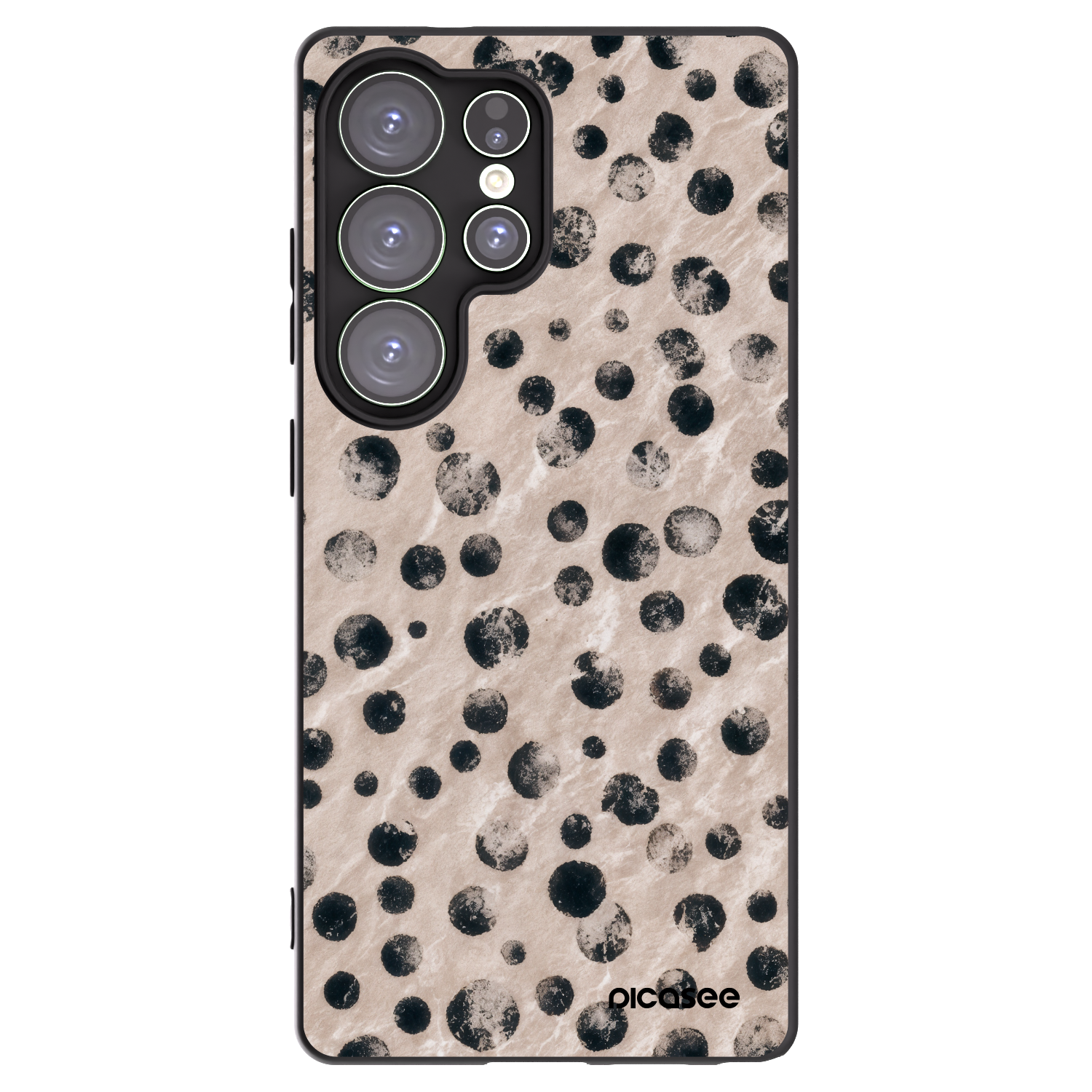 Picasee silikonski črni ovitek za Samsung Galaxy S25 Ultra 5G - Inked