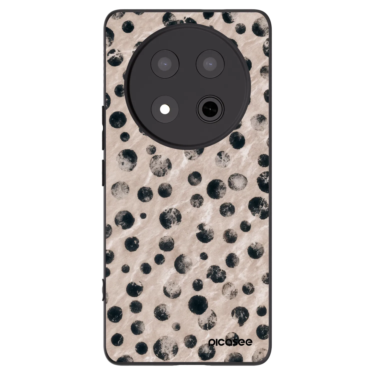 Picasee silikonski črni ovitek za Honor Magic7 Lite 5G - Inked