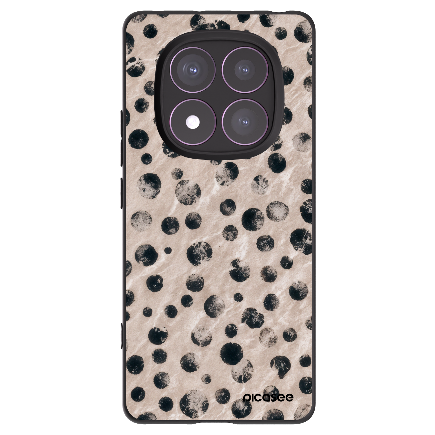 Picasee silikonski črni ovitek za Xiaomi Redmi Note 14 Pro 4G - Inked