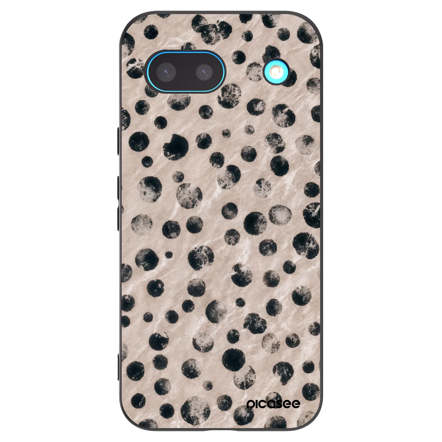 Picasee silikonski črni ovitek za Google Pixel 8a - Inked