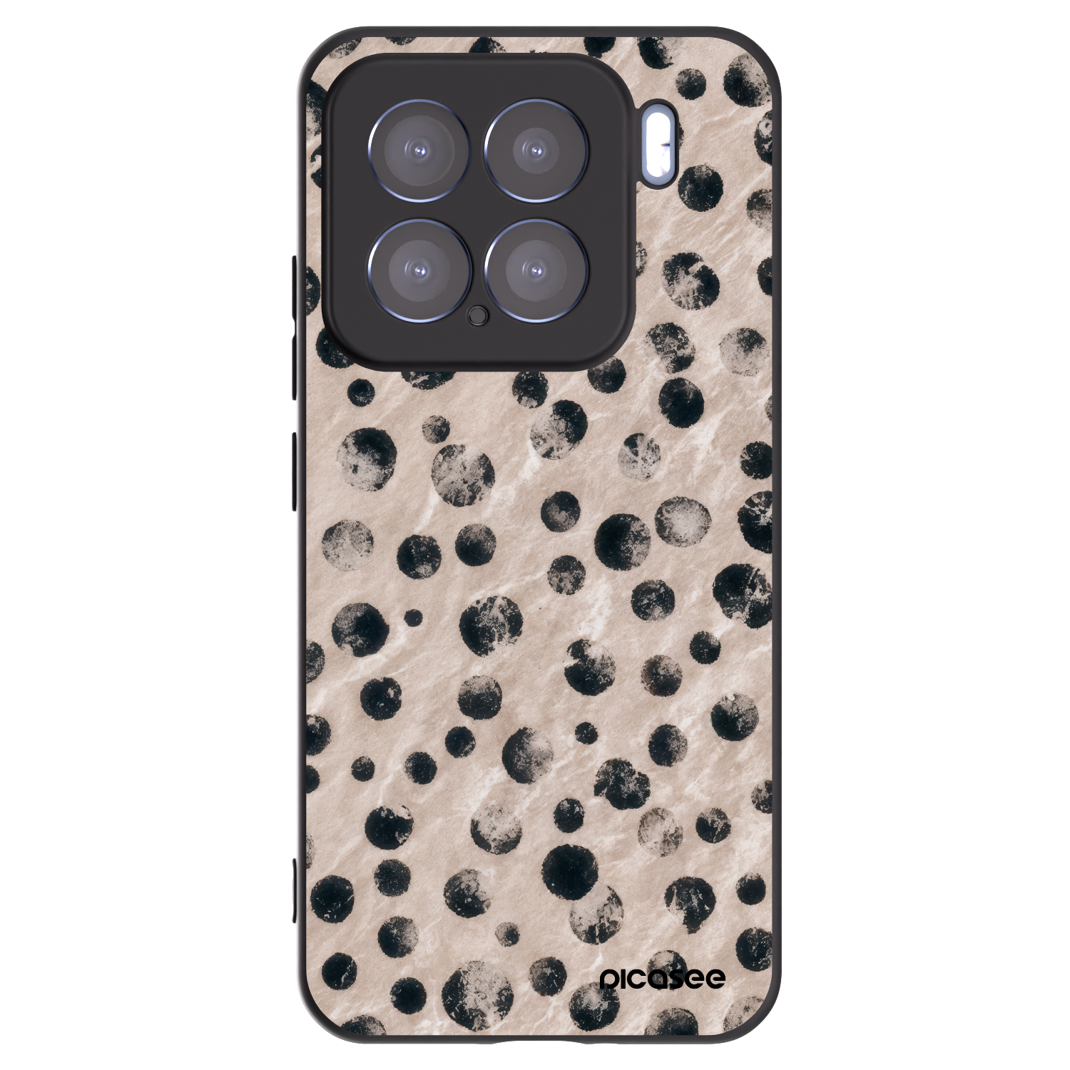 Picasee silikonski črni ovitek za Xiaomi 15 - Inked