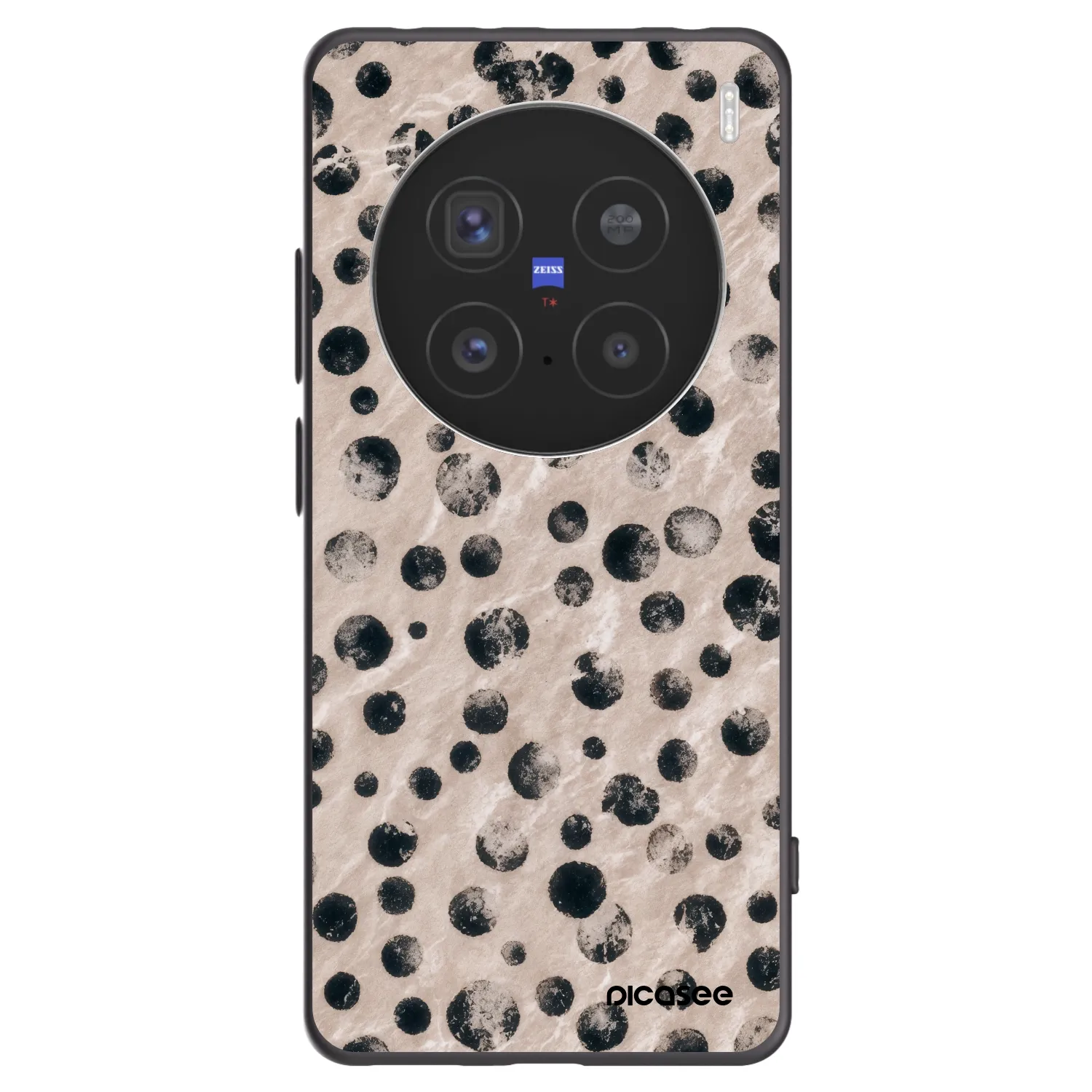 Picasee silikonski črni ovitek za Vivo X200 Pro - Inked