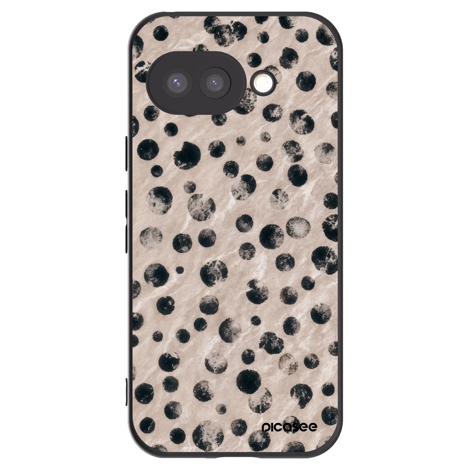 Picasee silikonski črni ovitek za Google Pixel 9a - Inked