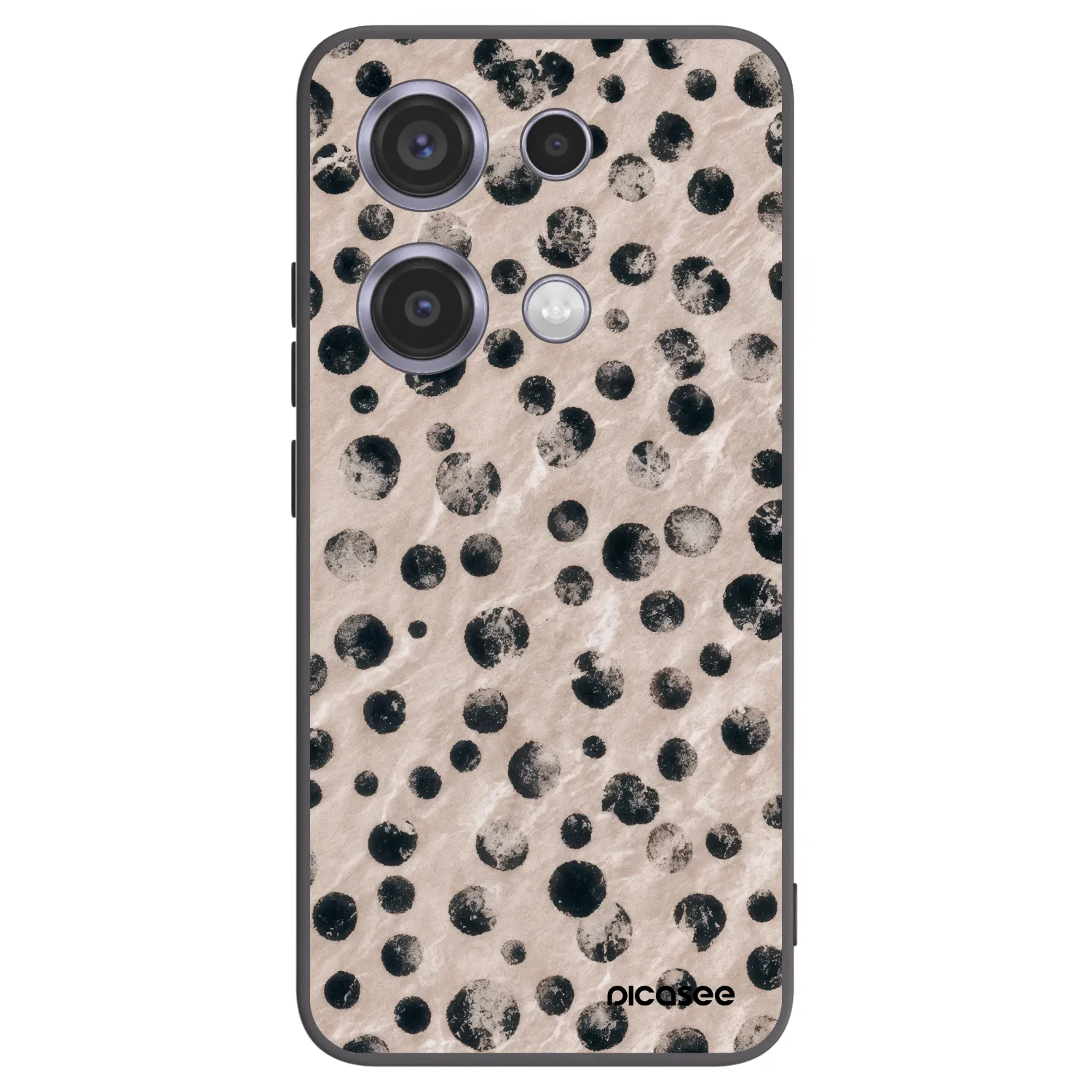Picasee silikonski črni ovitek za Xiaomi Redmi Note 14S - Inked