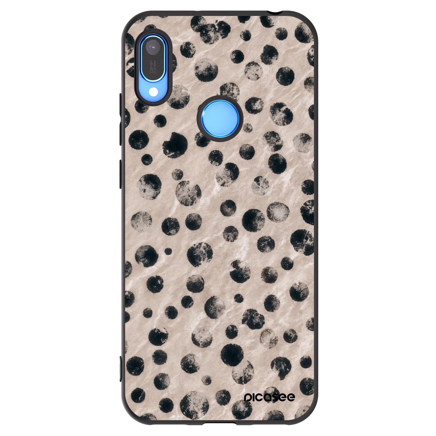 Picasee silikonski črni ovitek za Huawei Y6 2019 - Inked