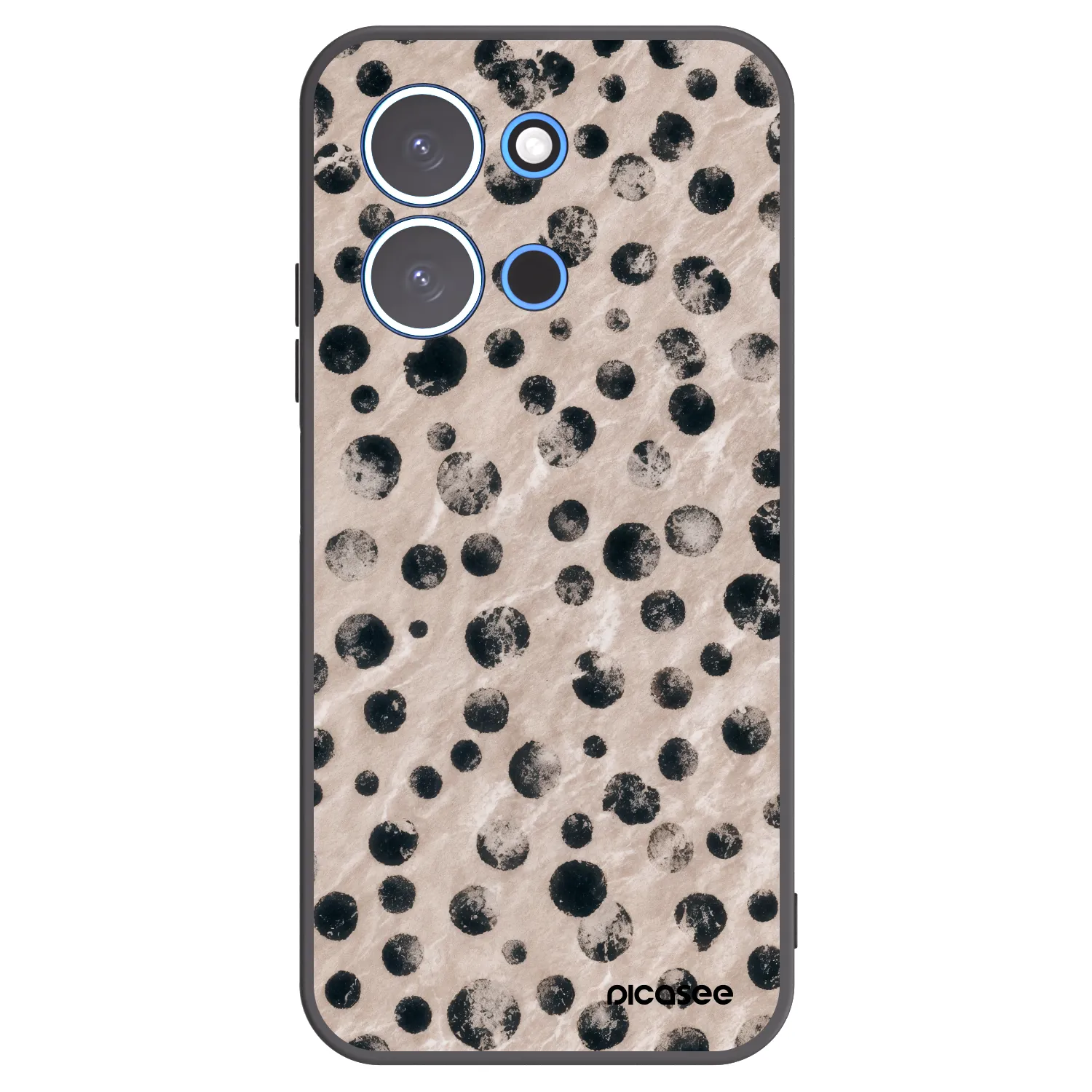 Picasee silikonski črni ovitek za Xiaomi Redmi 15C 4G - Inked