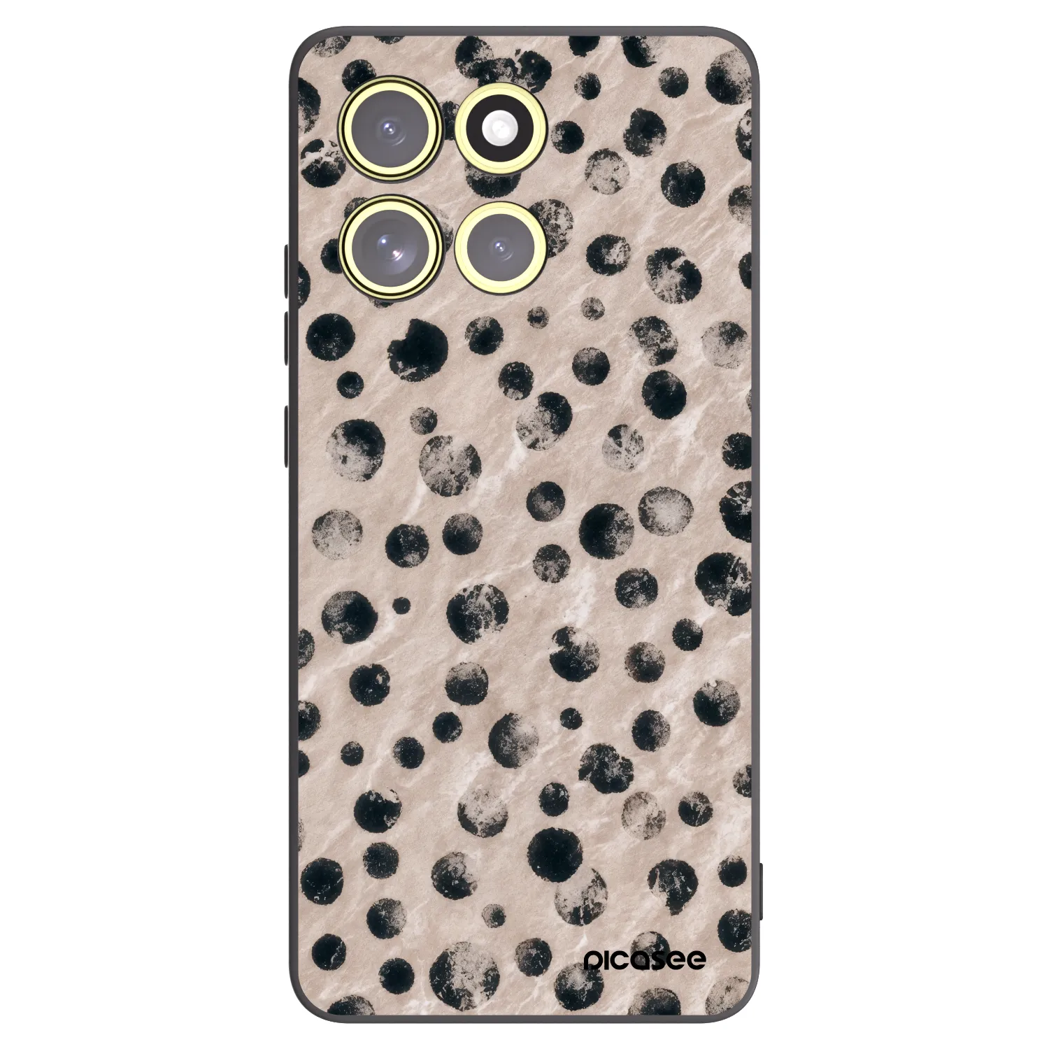 Picasee silikonski črni ovitek za Motorola Moto G86 Power 5G - Inked