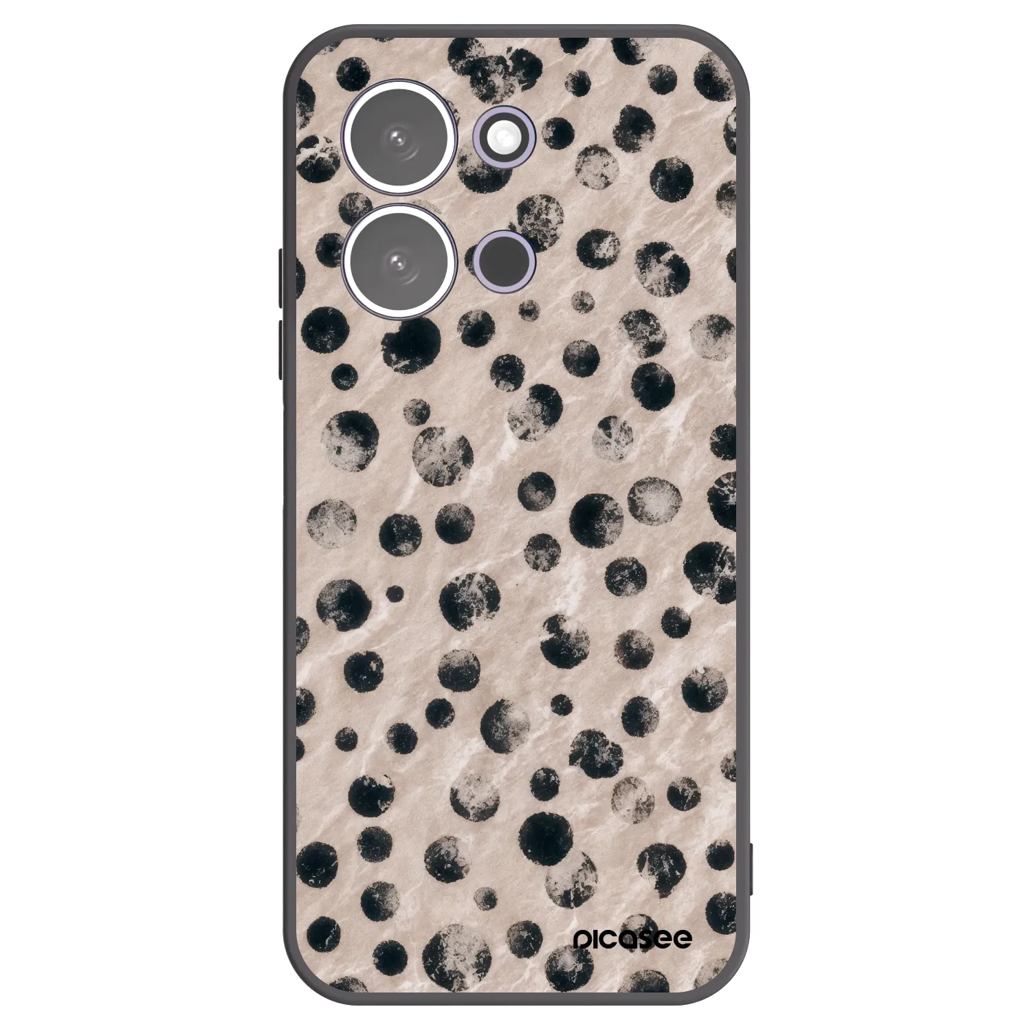 Picasee silikonski črni ovitek za Xiaomi Redmi 15C 5G - Inked