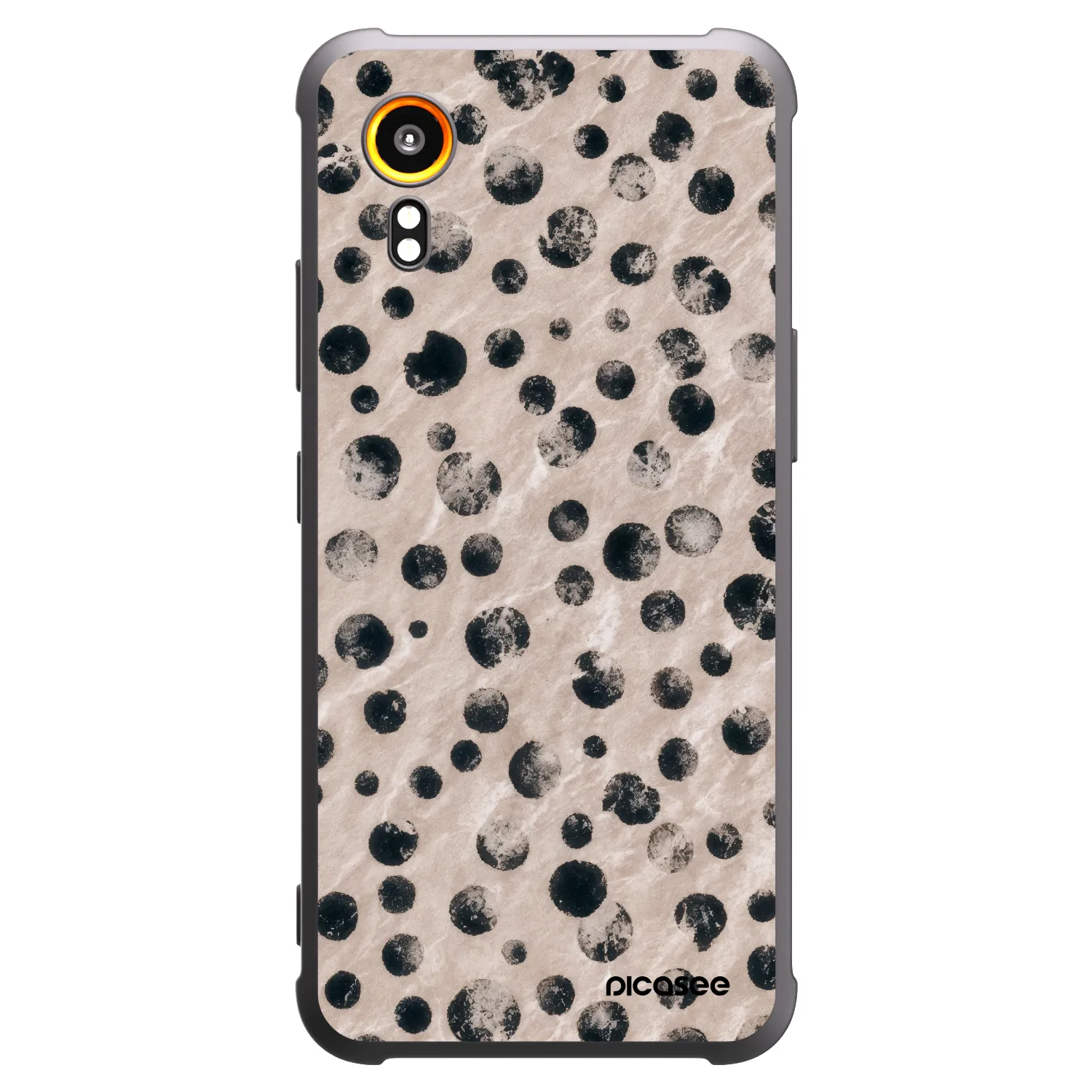 Picasee silikonski črni ovitek za Samsung Galaxy Xcover 7 - Inked