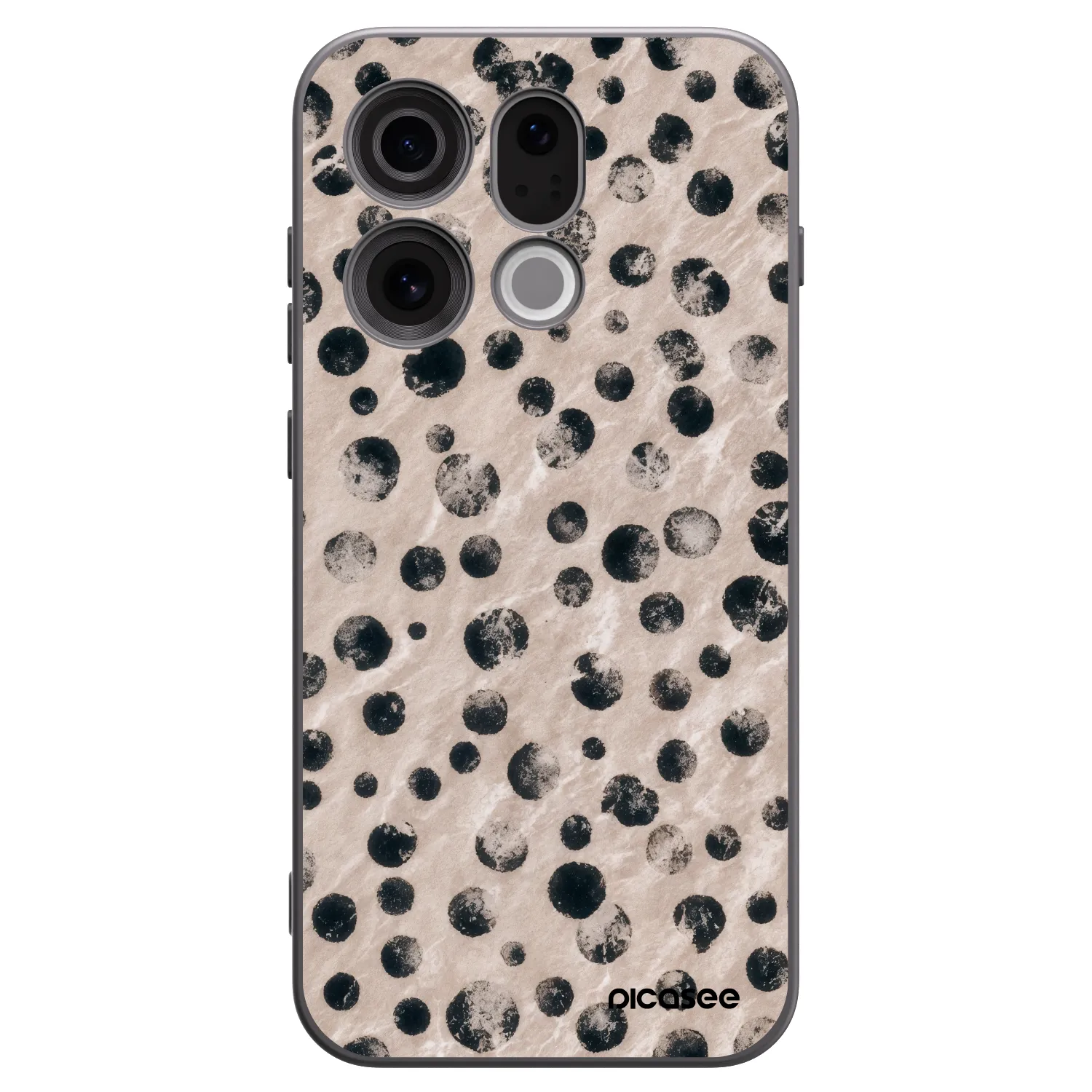 Picasee silikonski črni ovitek za OPPO Find X9 - Inked