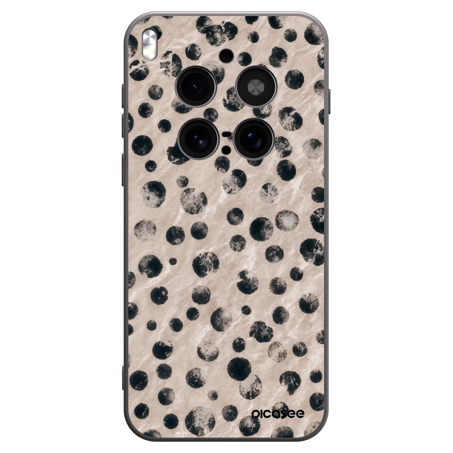 Picasee silikonski črni ovitek za Vivo X300 Pro - Inked